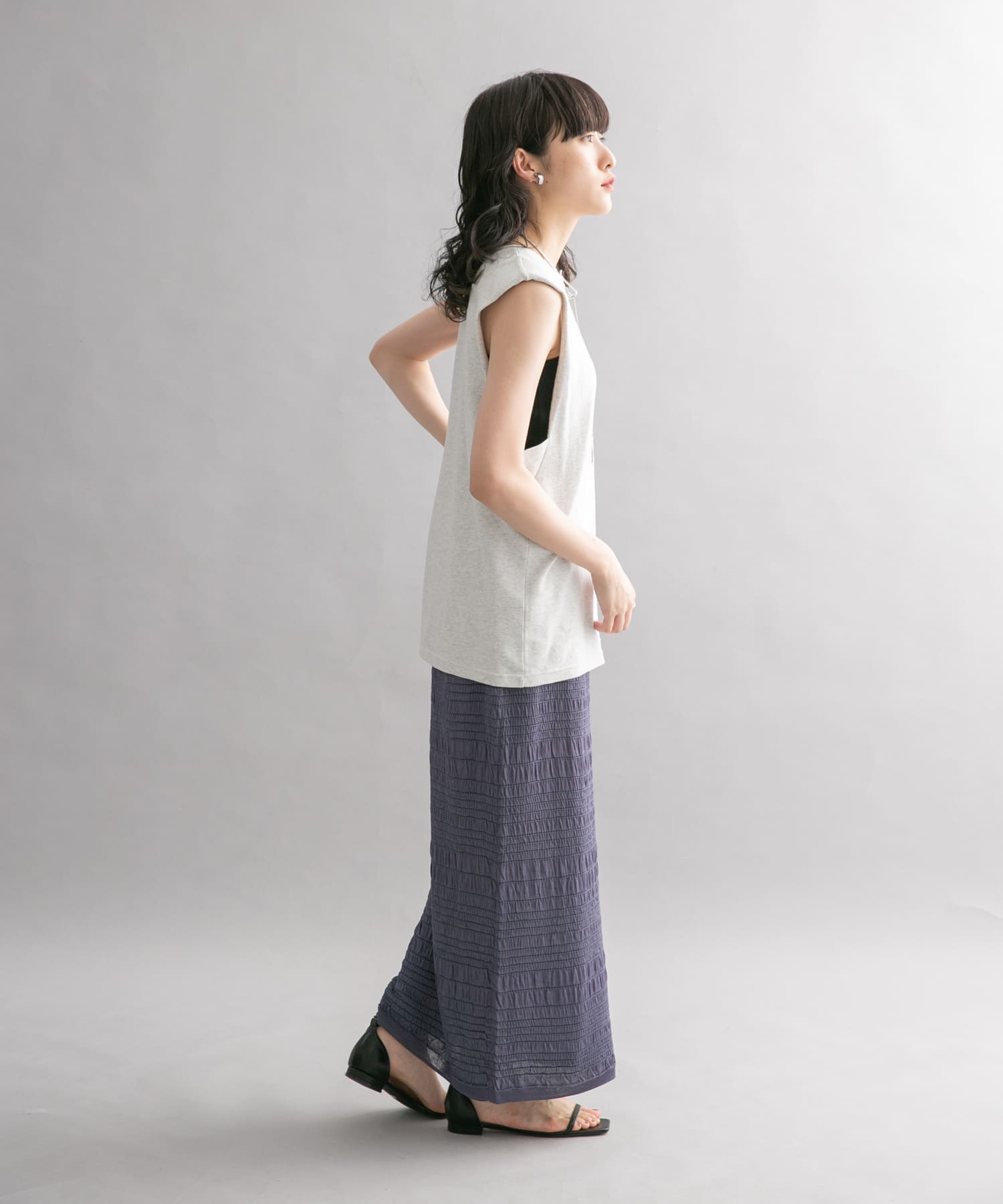 身長：160cm サイズ：one