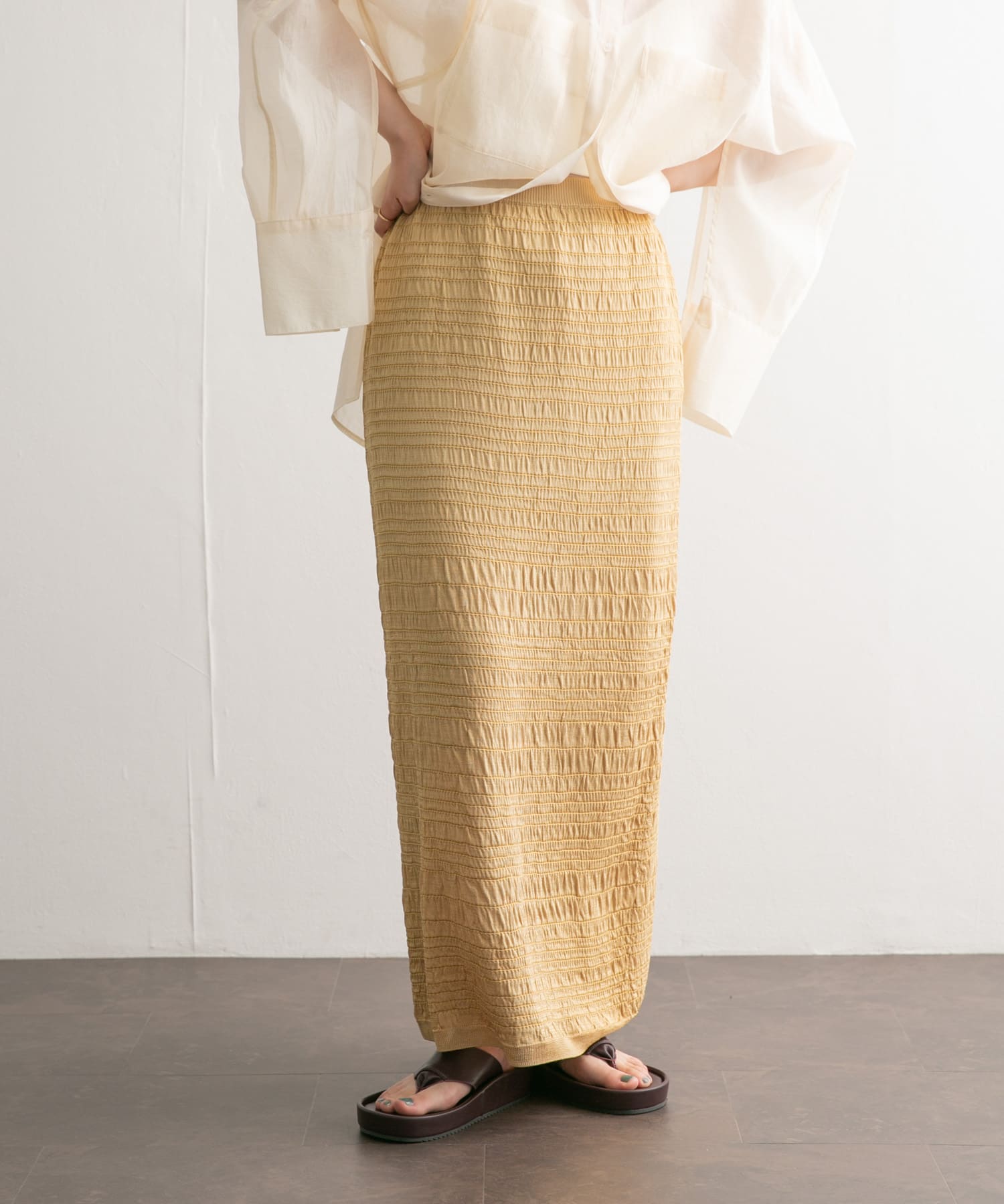 身長：160cm サイズ：one