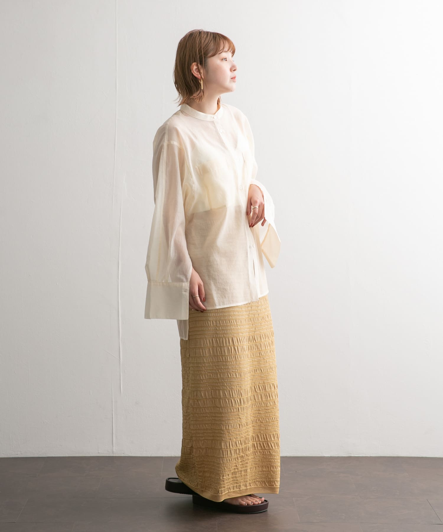 身長：160cm サイズ：one