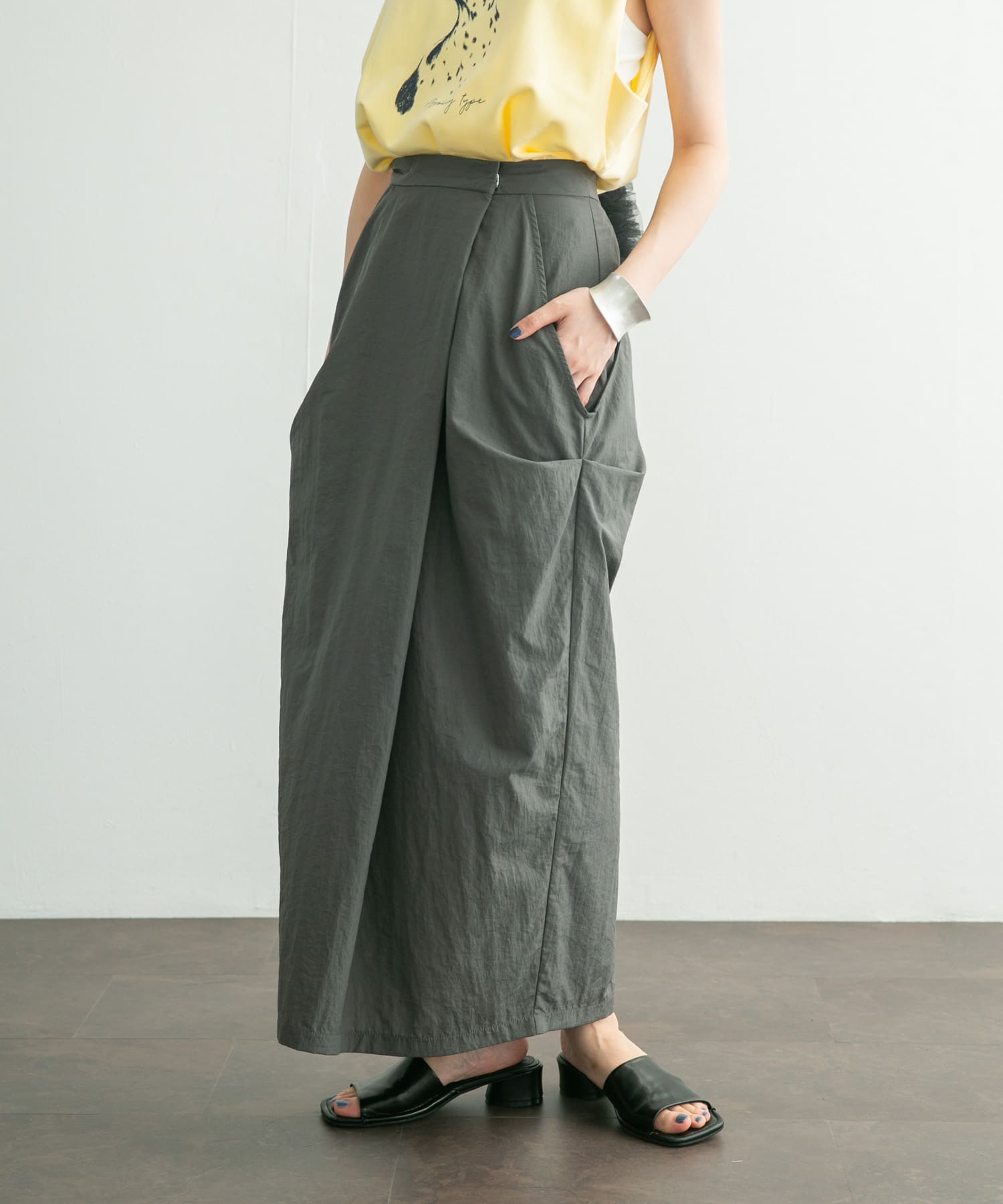 身長：160cm サイズ：one
