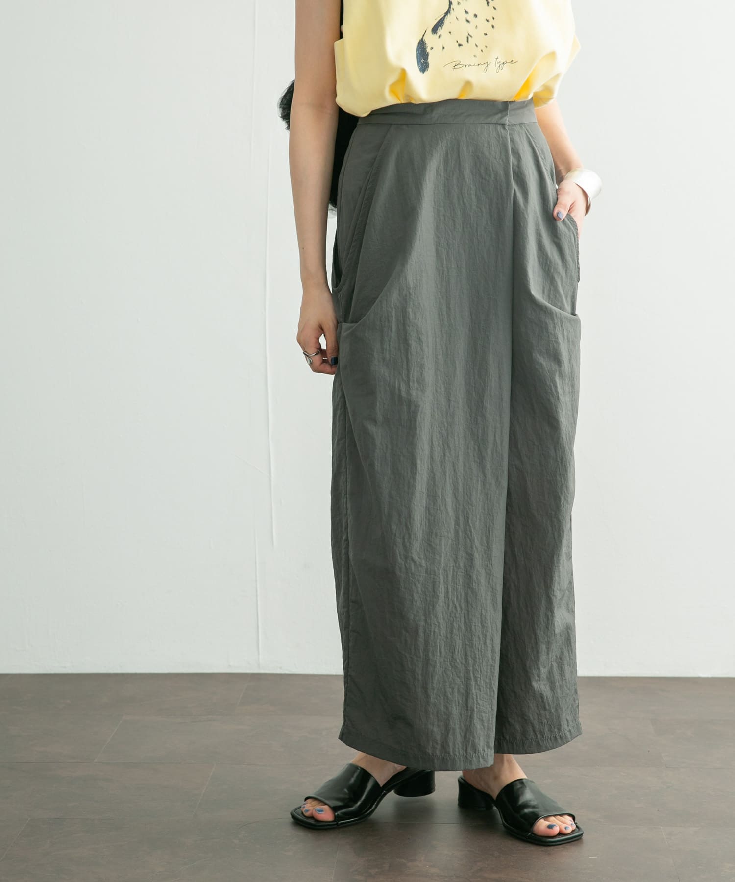 身長：160cm サイズ：one