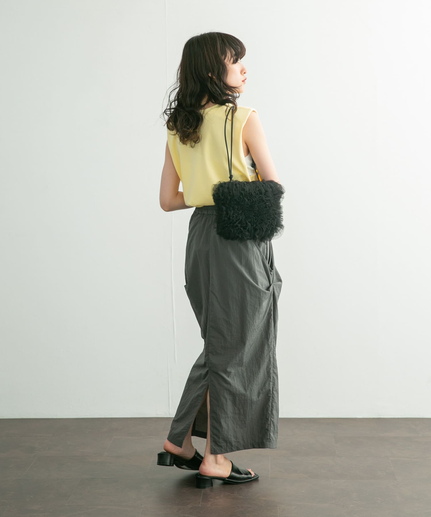 身長：160cm サイズ：one