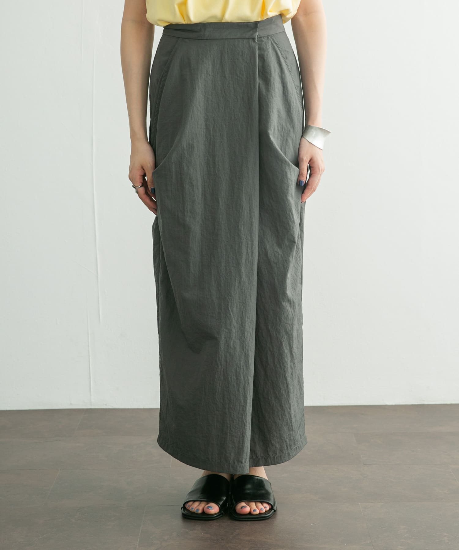 身長：160cm サイズ：one