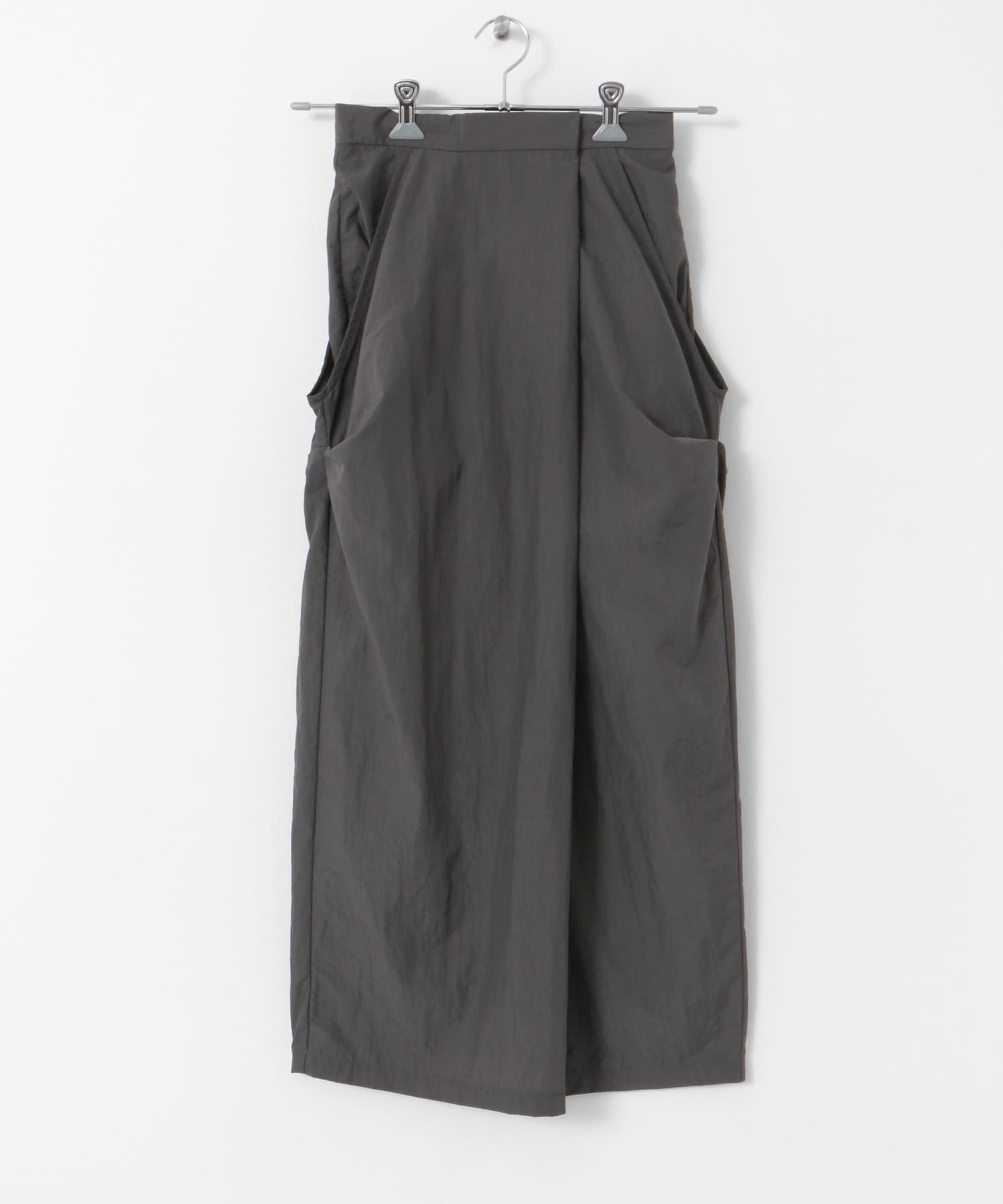 サイドタックデザインスカート CHARCOAL one