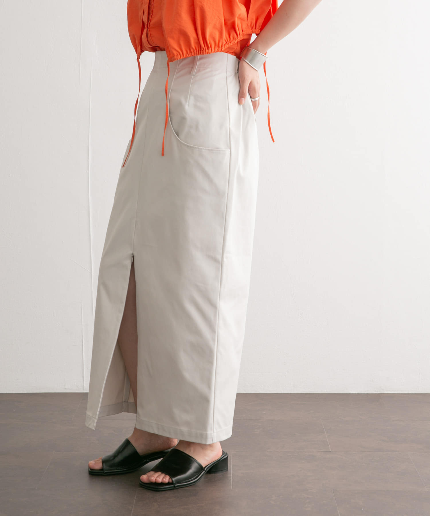 身長：160cm サイズ：one