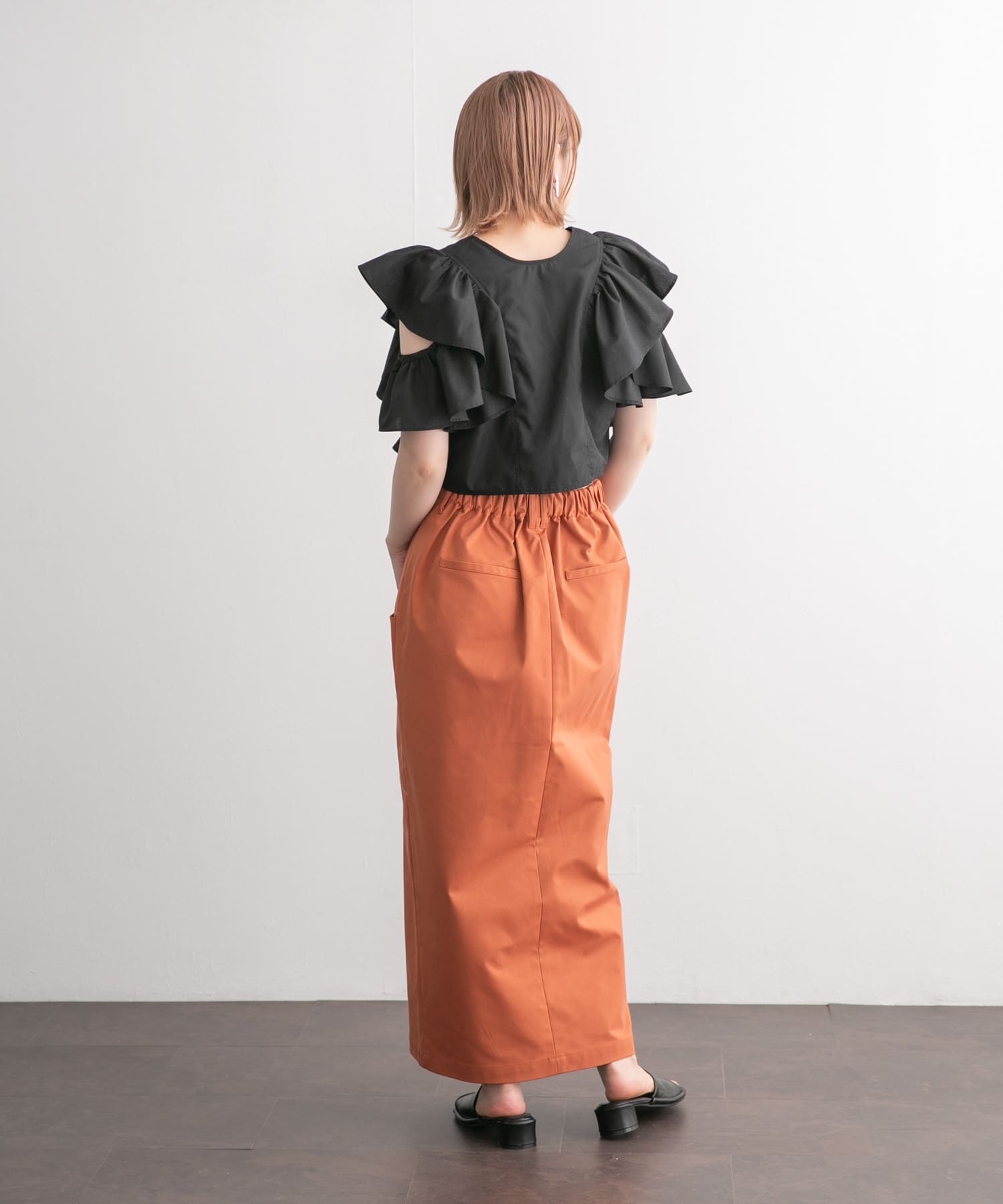 身長：160cm サイズ：one