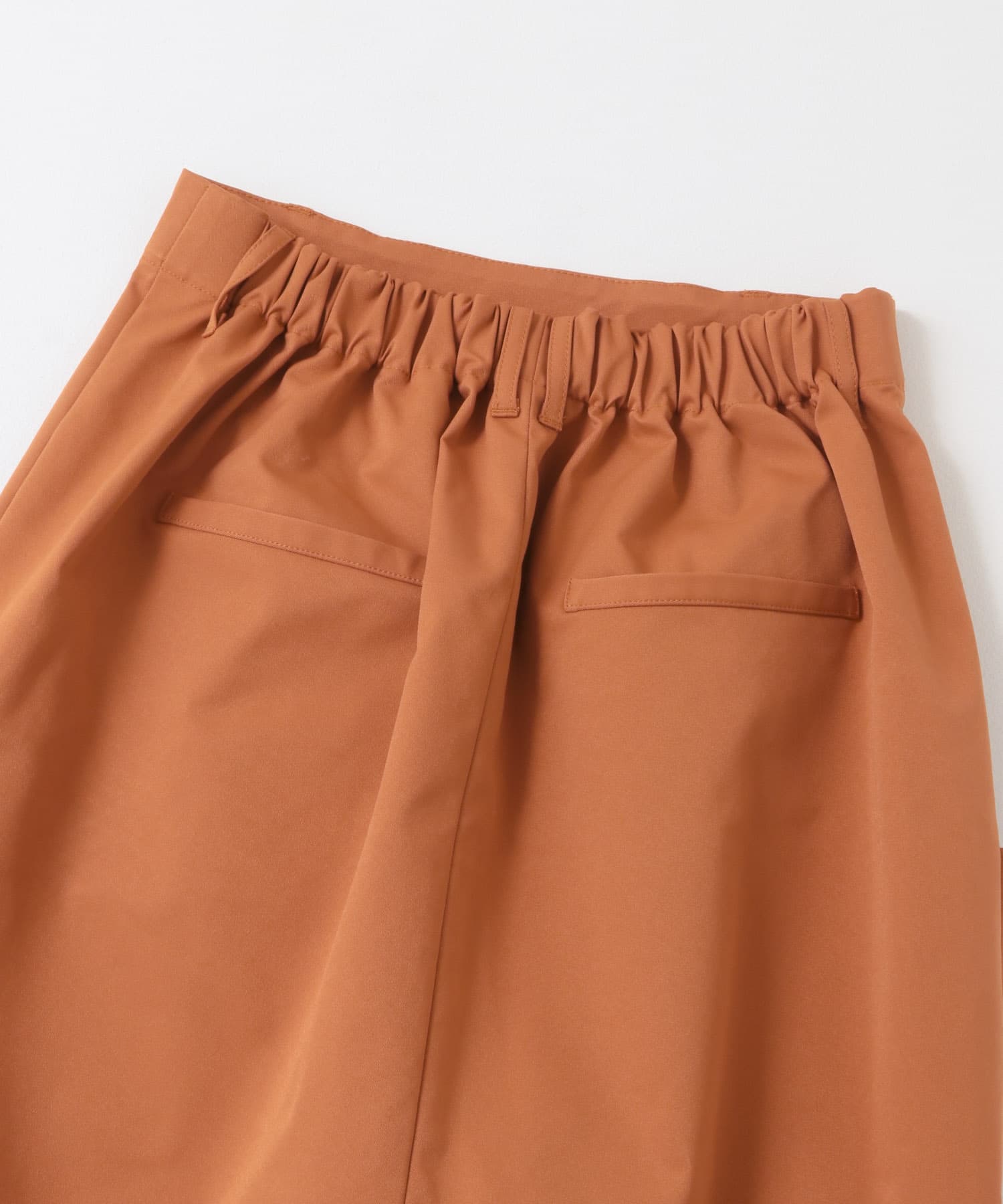 フロントZIPペンシルスカート TERRACOTTA one