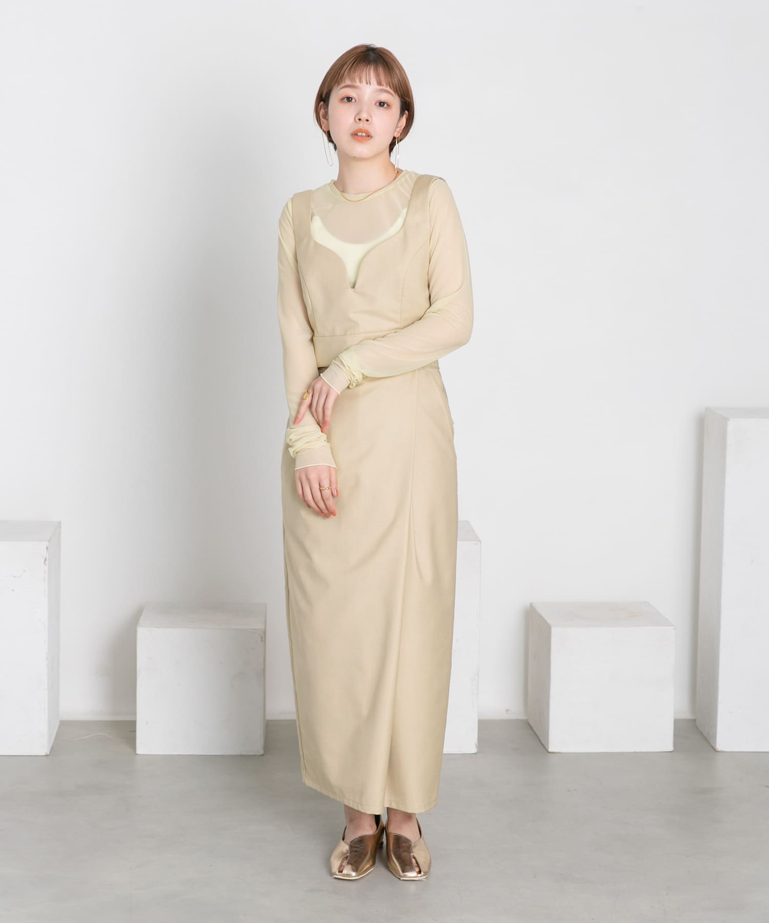 身長：160cm サイズ：36