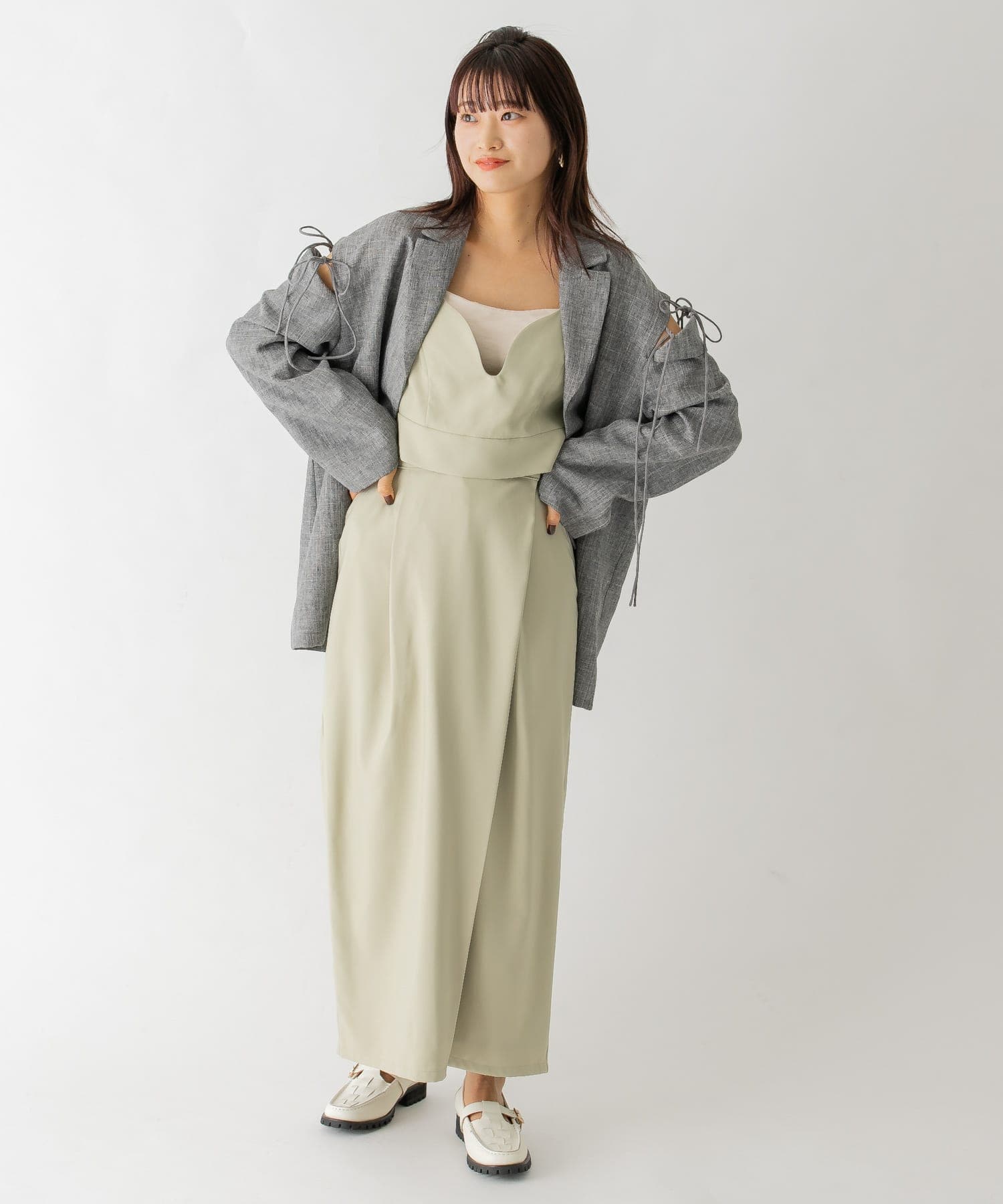 身長：160cm サイズ：36