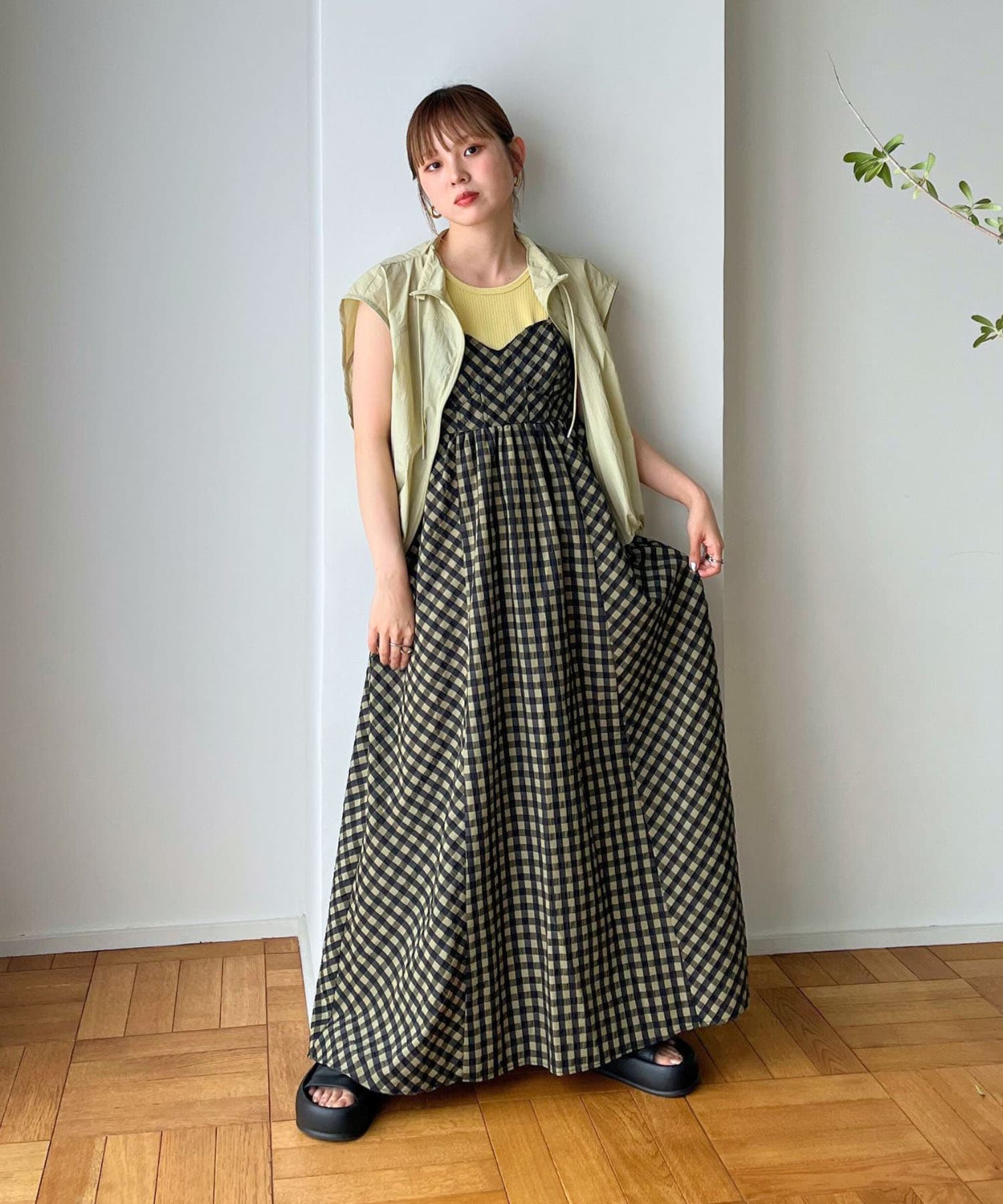 身長：153cm サイズ：one