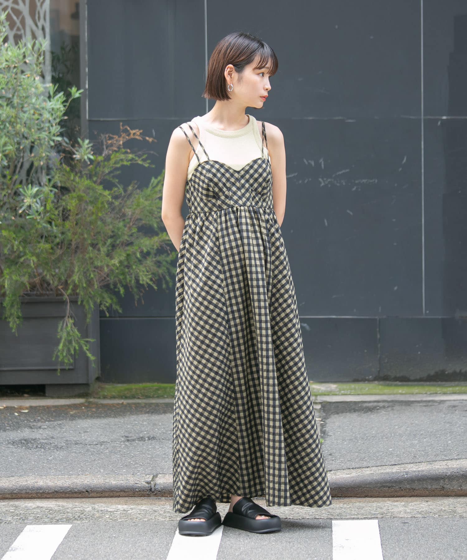 身長：160cm サイズ：one