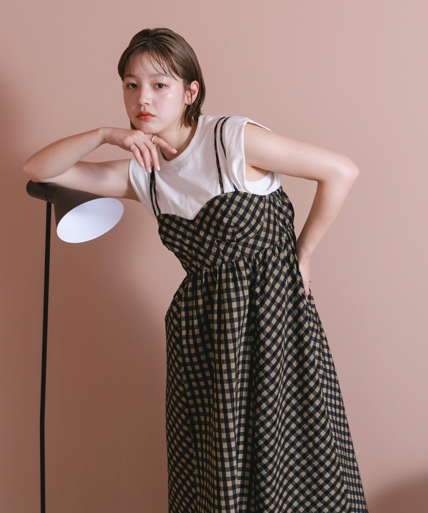 身長：160cm サイズ：one