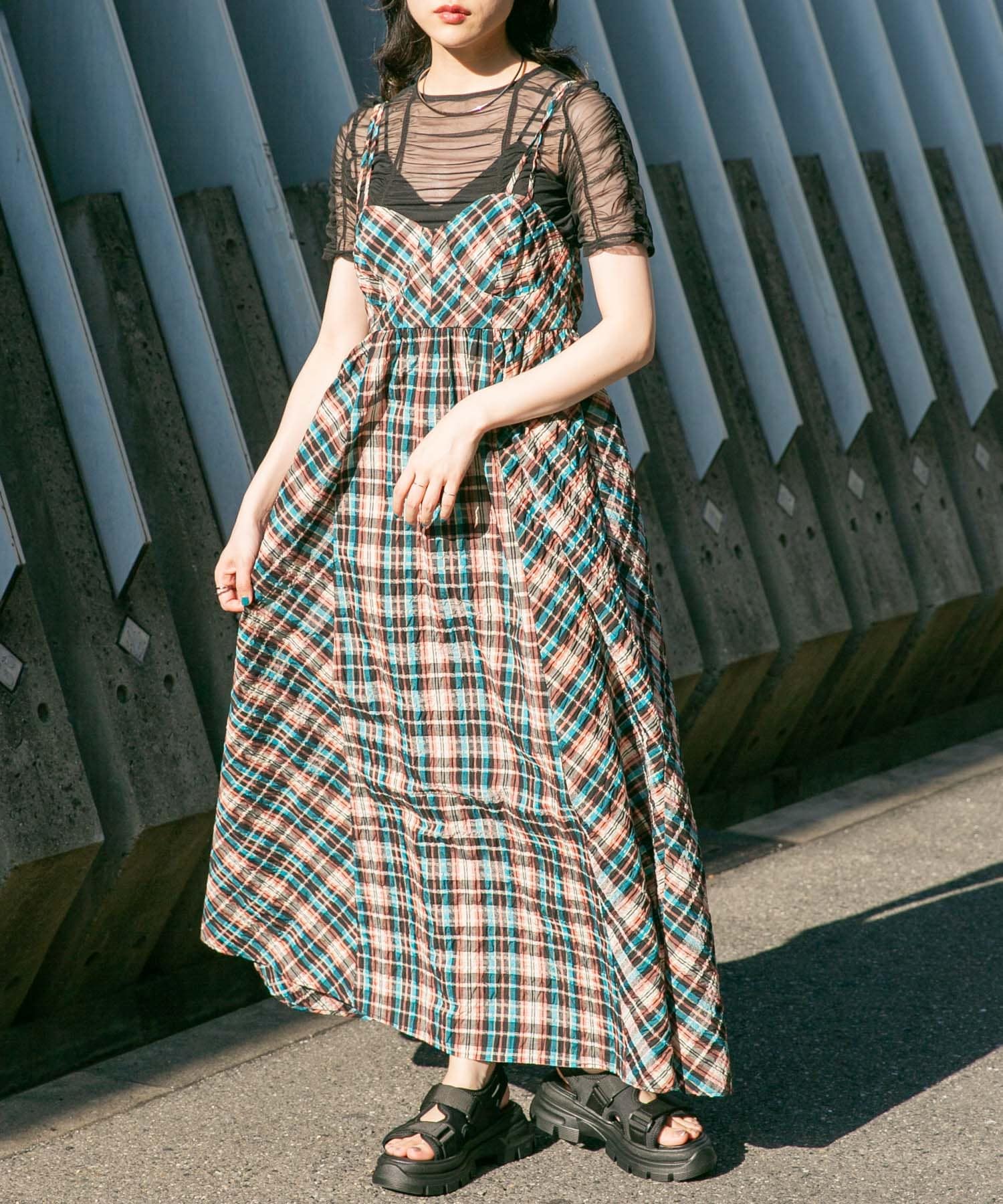 身長：160cm サイズ：one