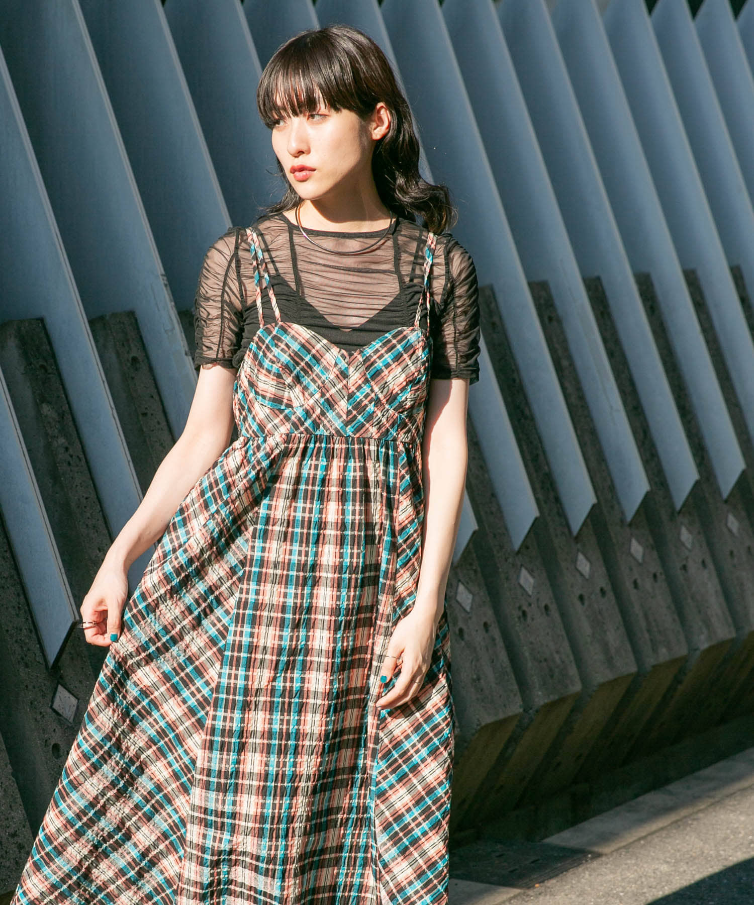 身長：160cm サイズ：one