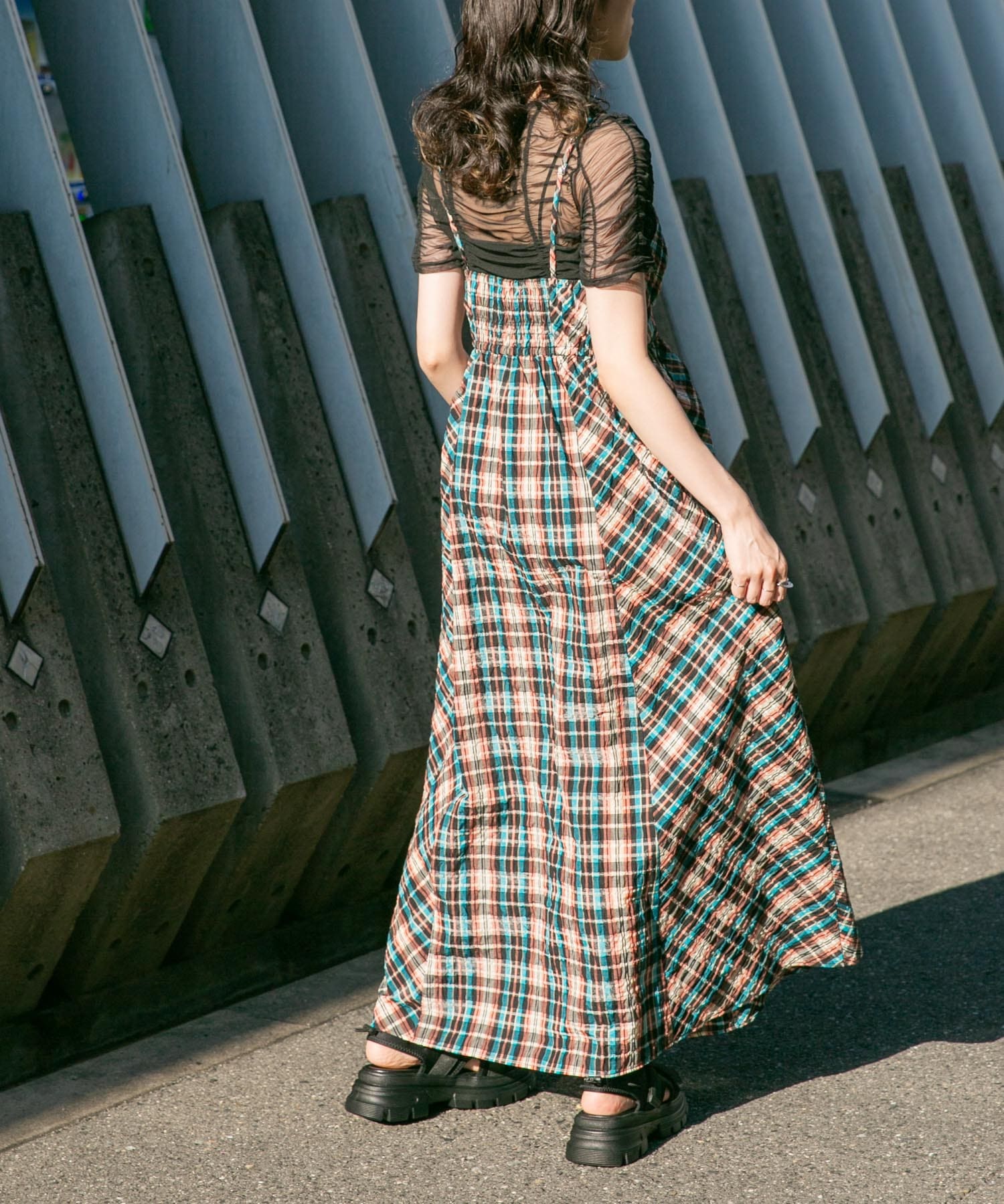 身長：160cm サイズ：one