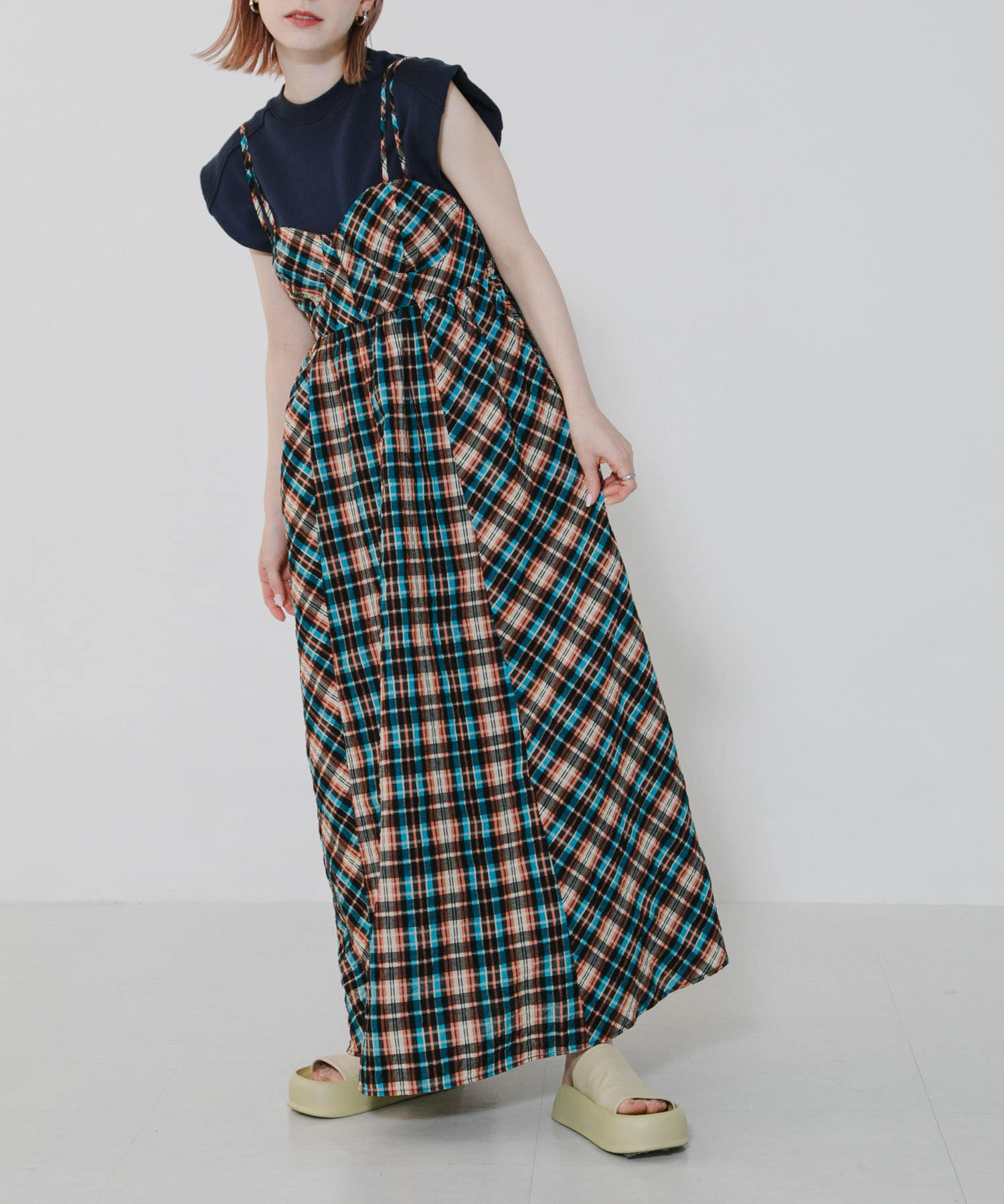 身長：160cm サイズ：one
