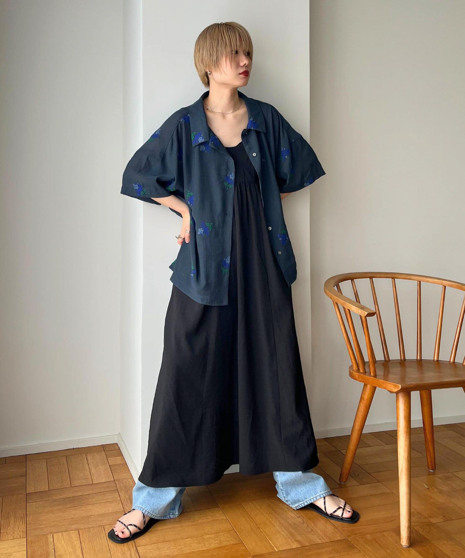 身長：168cm サイズ：one