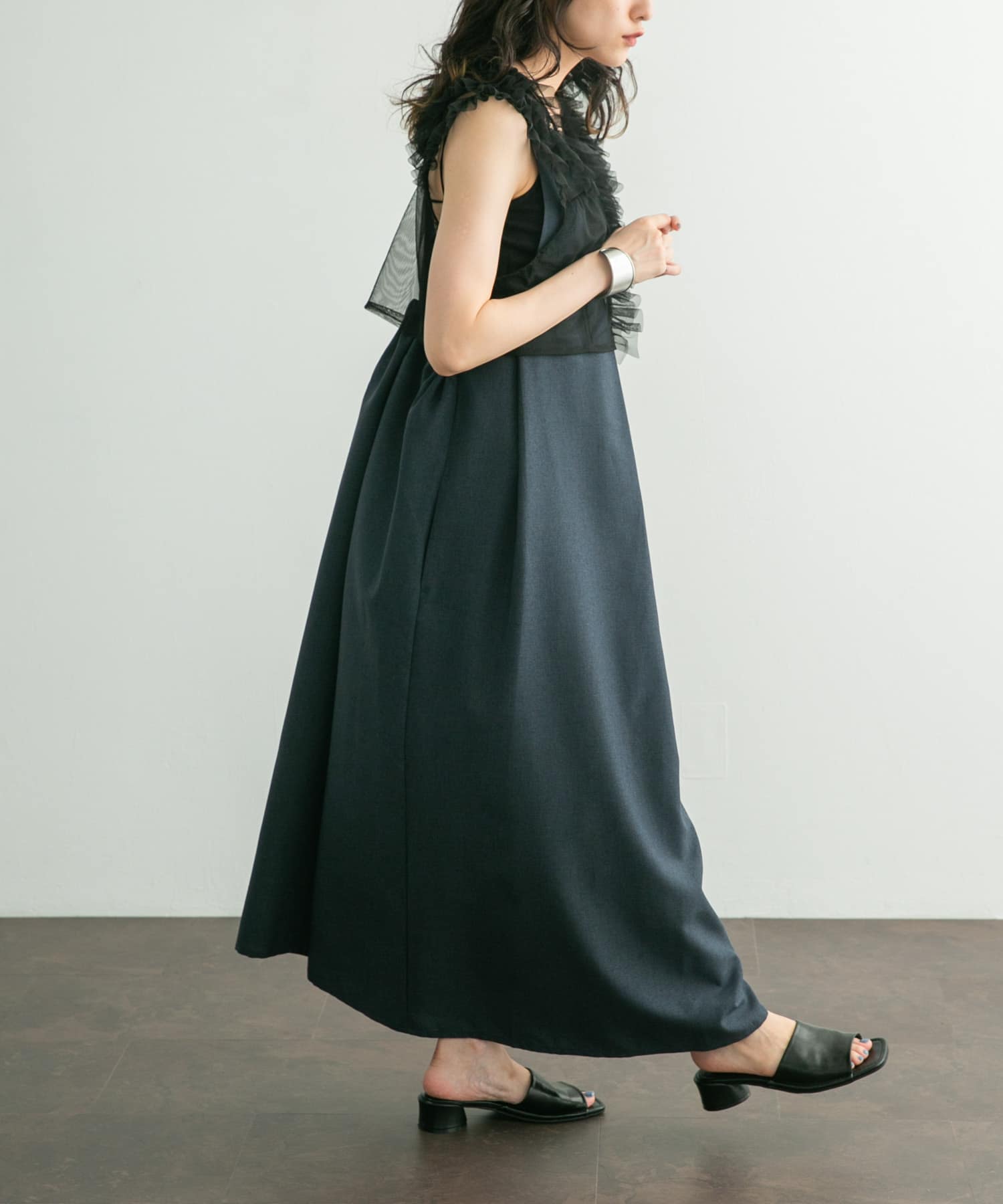 身長：160cm サイズ：one