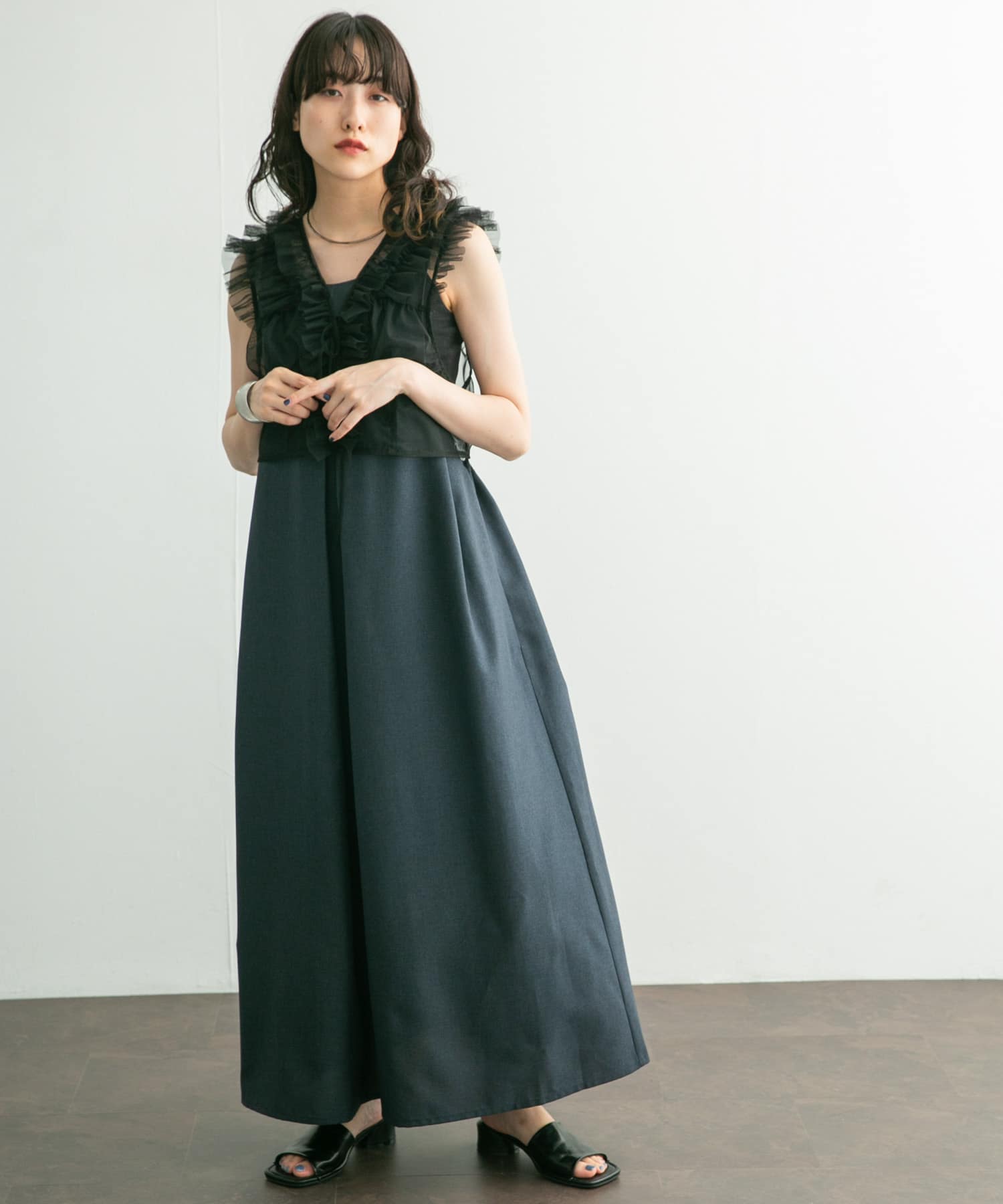 身長：160cm サイズ：one