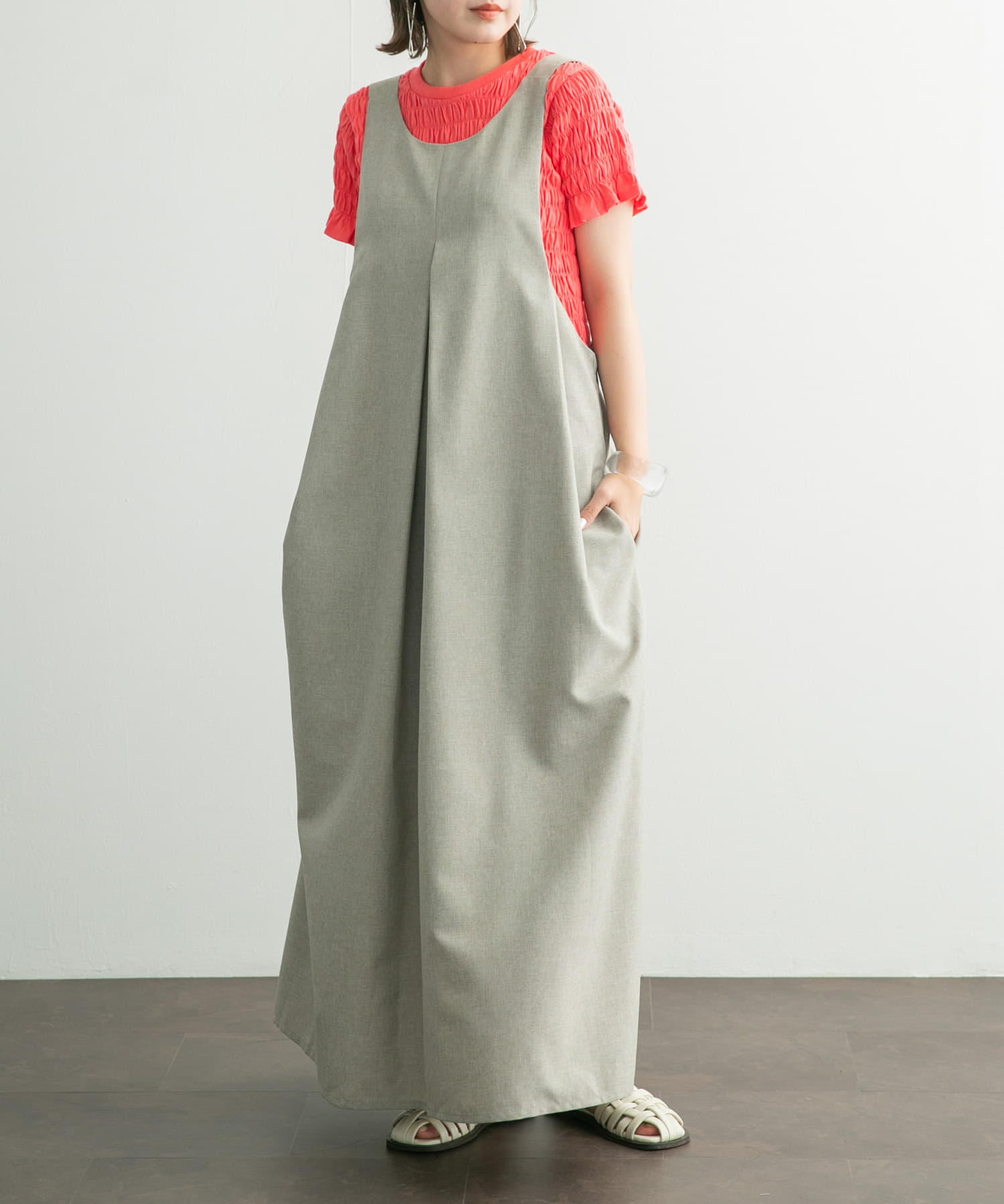 身長：160cm サイズ：one