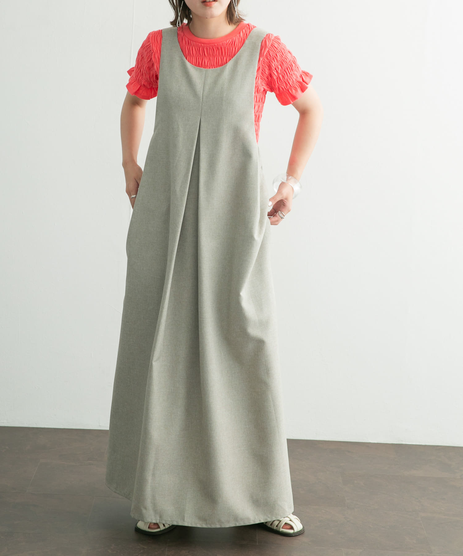 身長：160cm サイズ：one