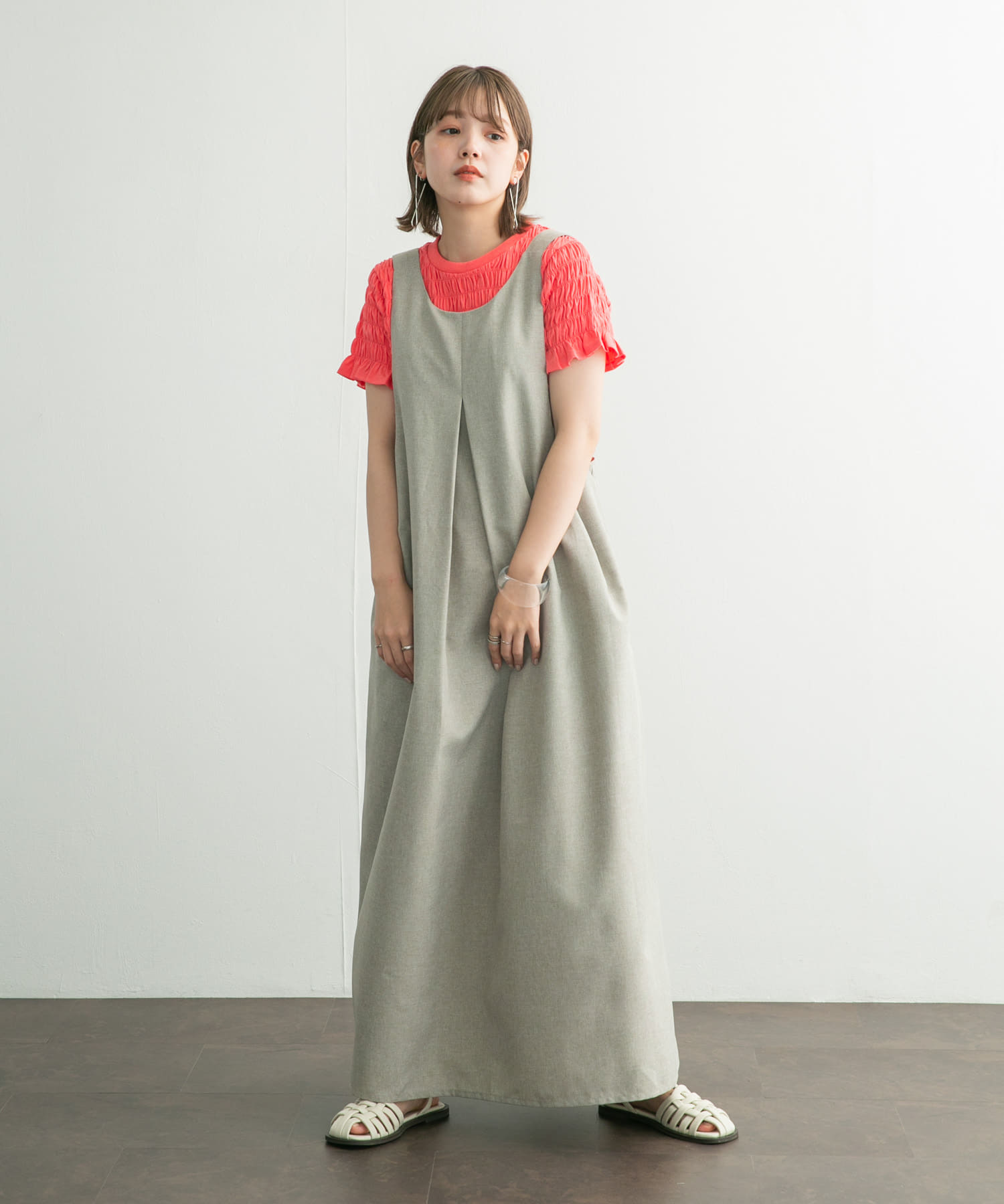 身長：160cm サイズ：one