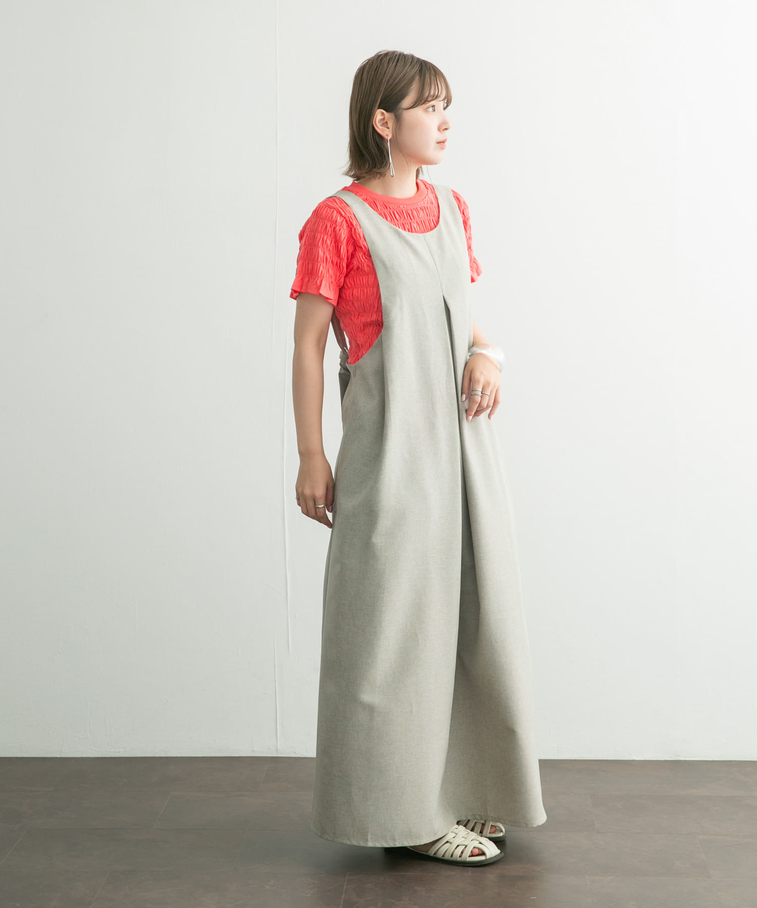 身長：160cm サイズ：one