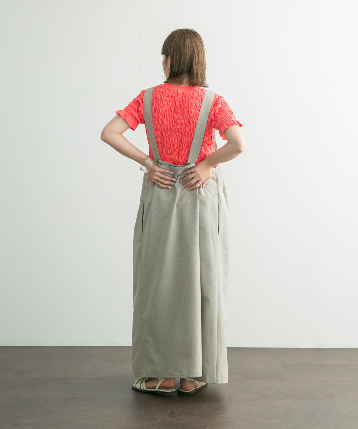 身長：160cm サイズ：one