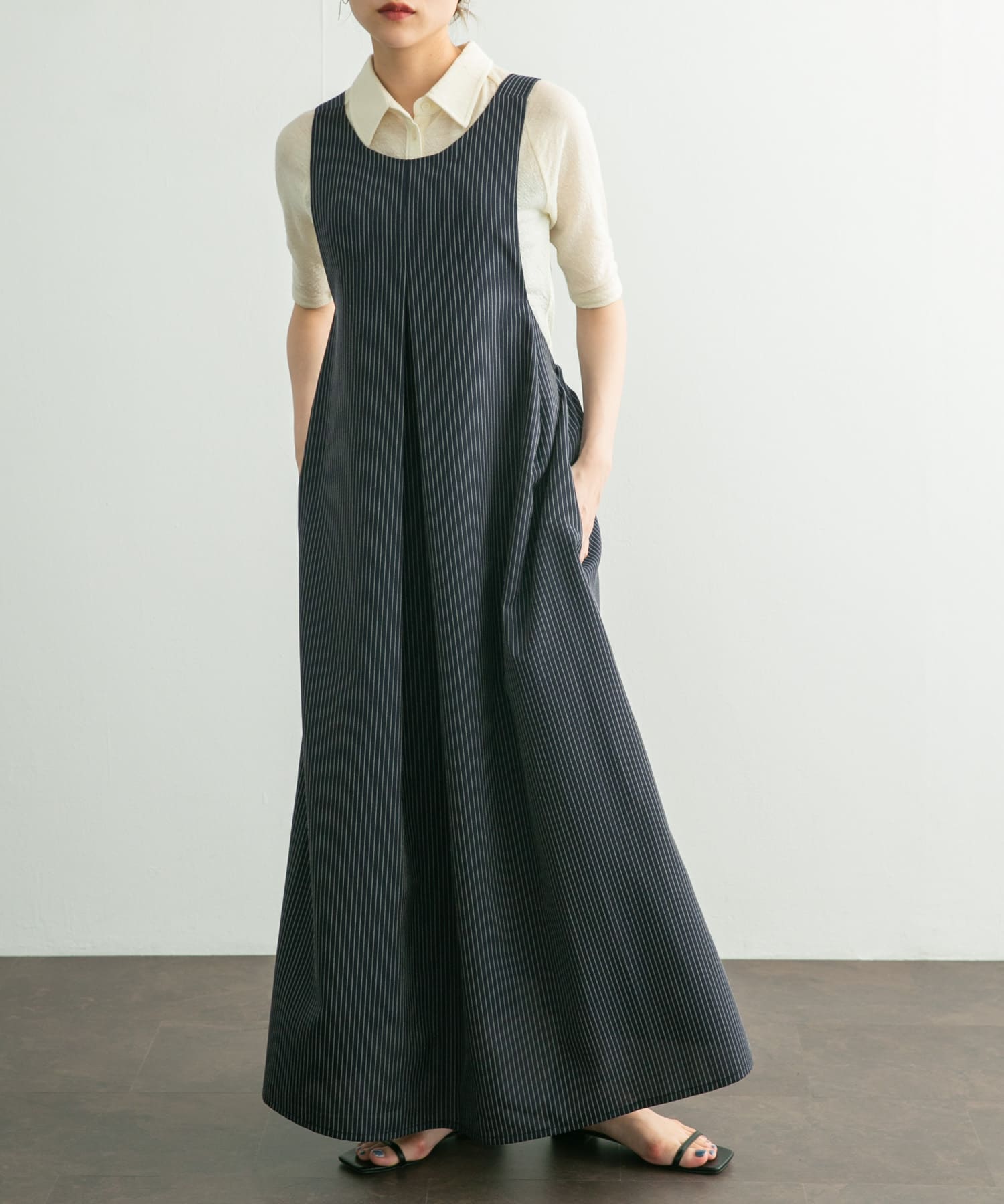 身長：160cm サイズ：one