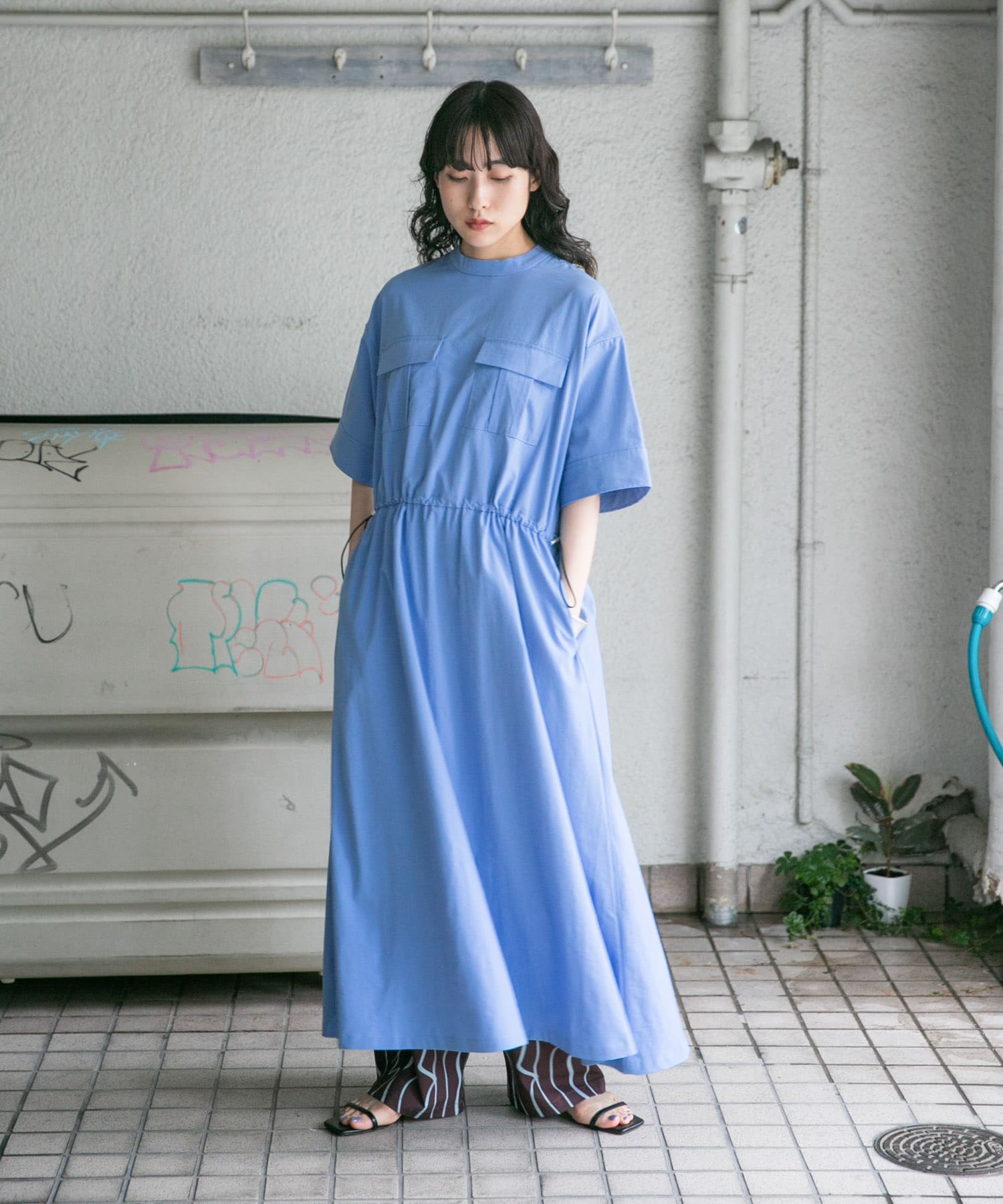 身長：160cm サイズ：one