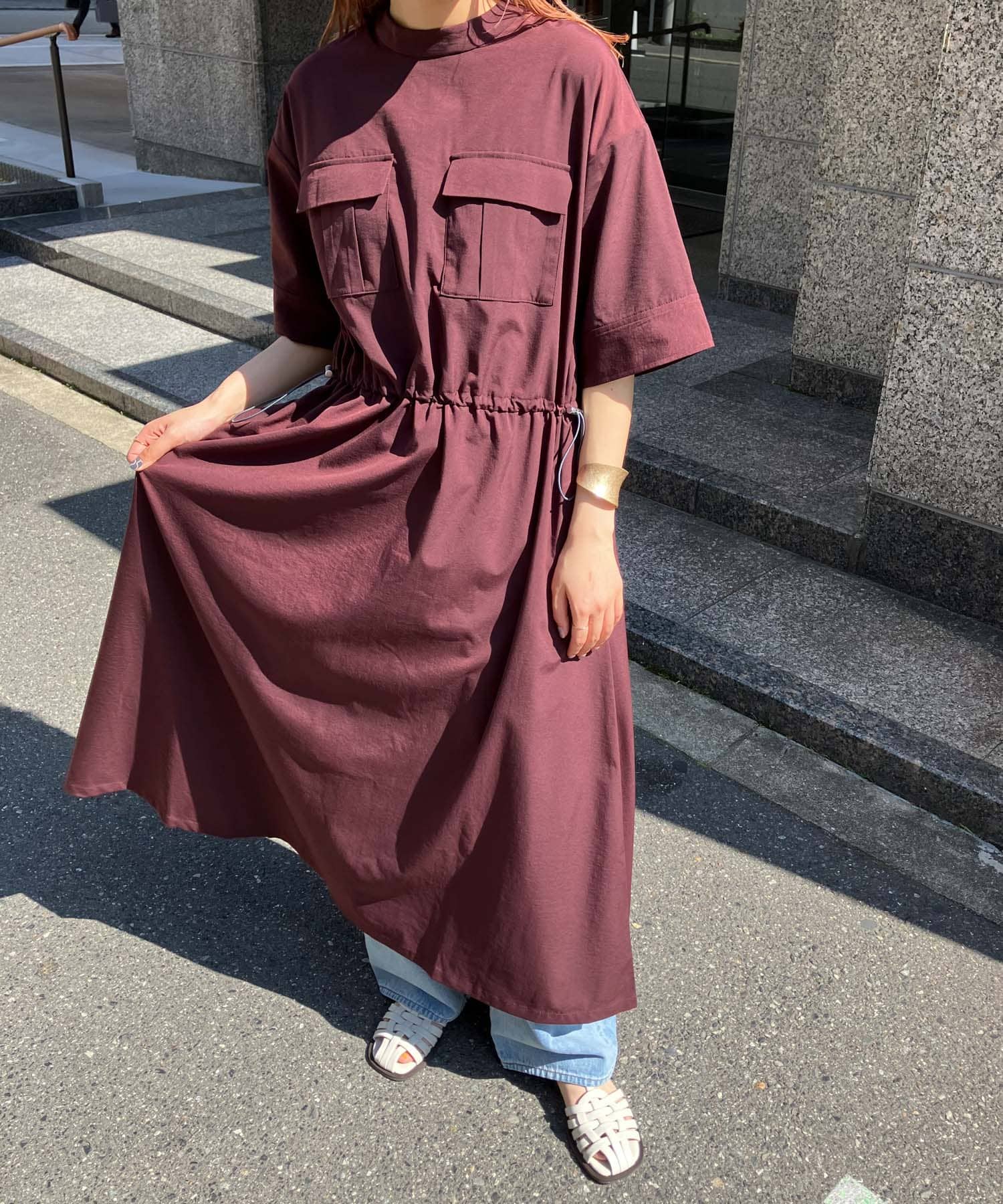 身長：166cm サイズ：one