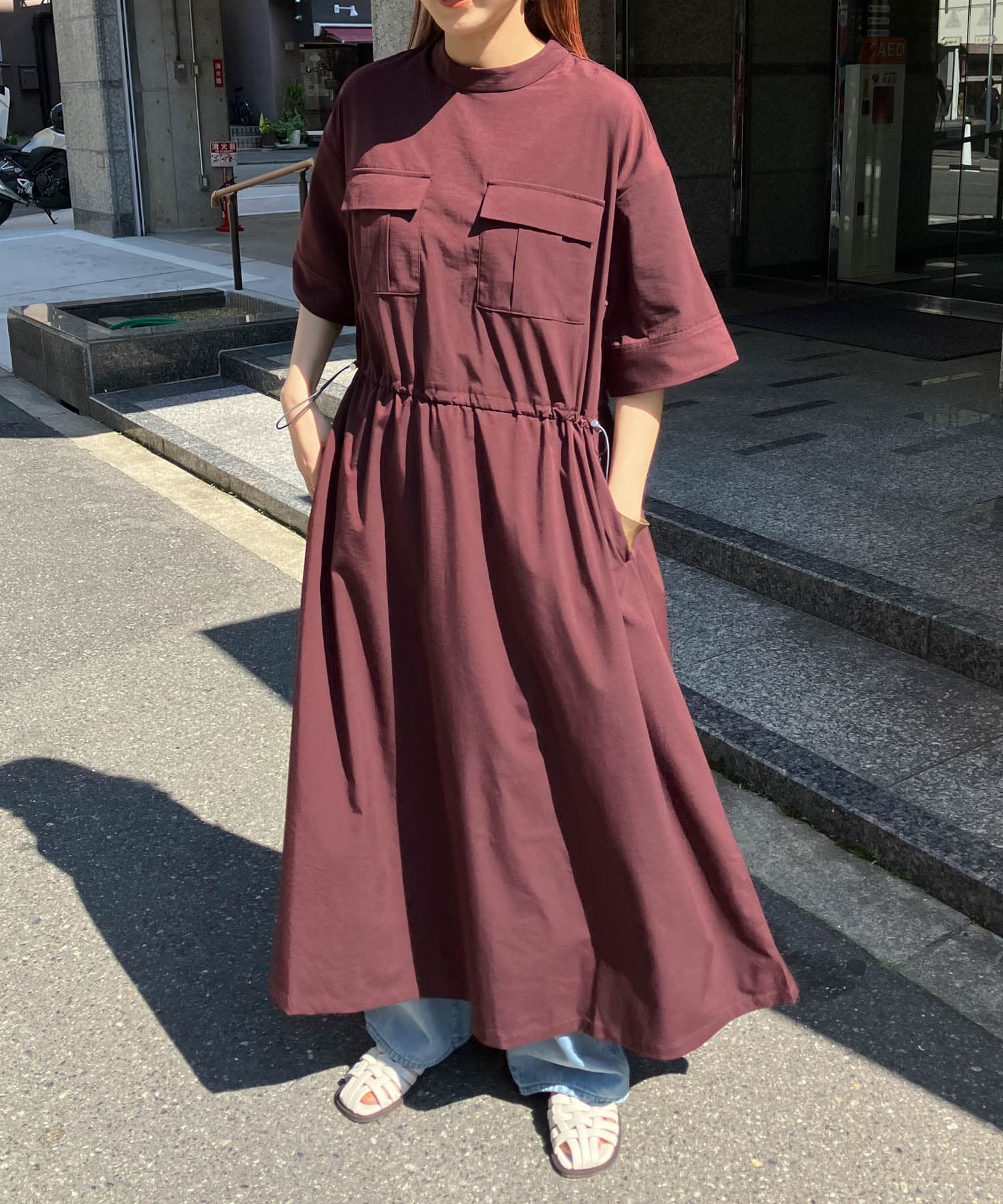 身長：166cm サイズ：one