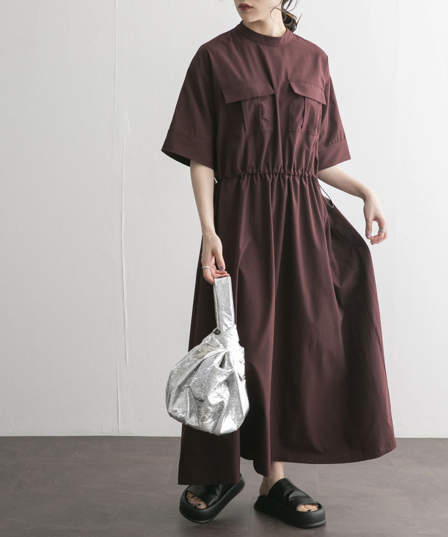 身長：160cm サイズ：one