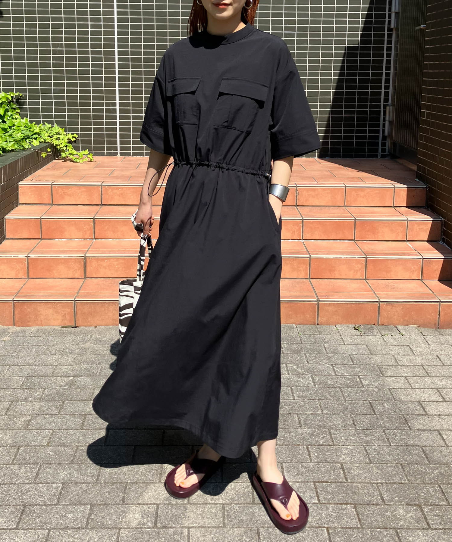 身長：166cm サイズ：one