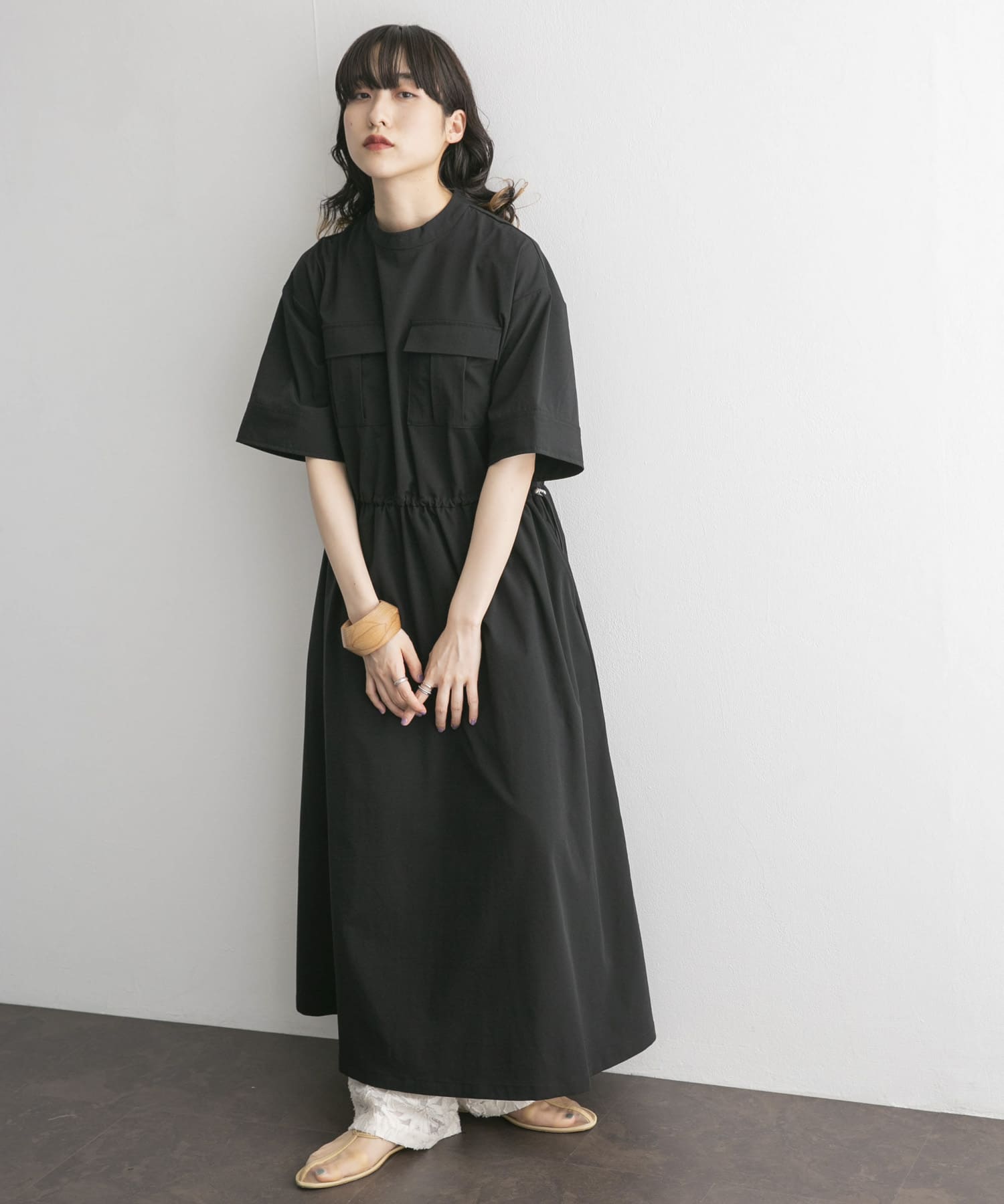 身長：160cm サイズ：one