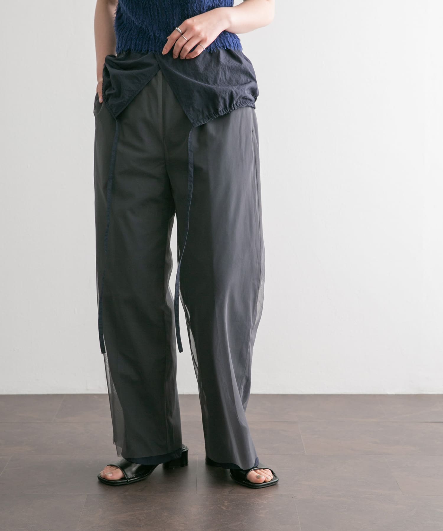 身長：160cm サイズ：one