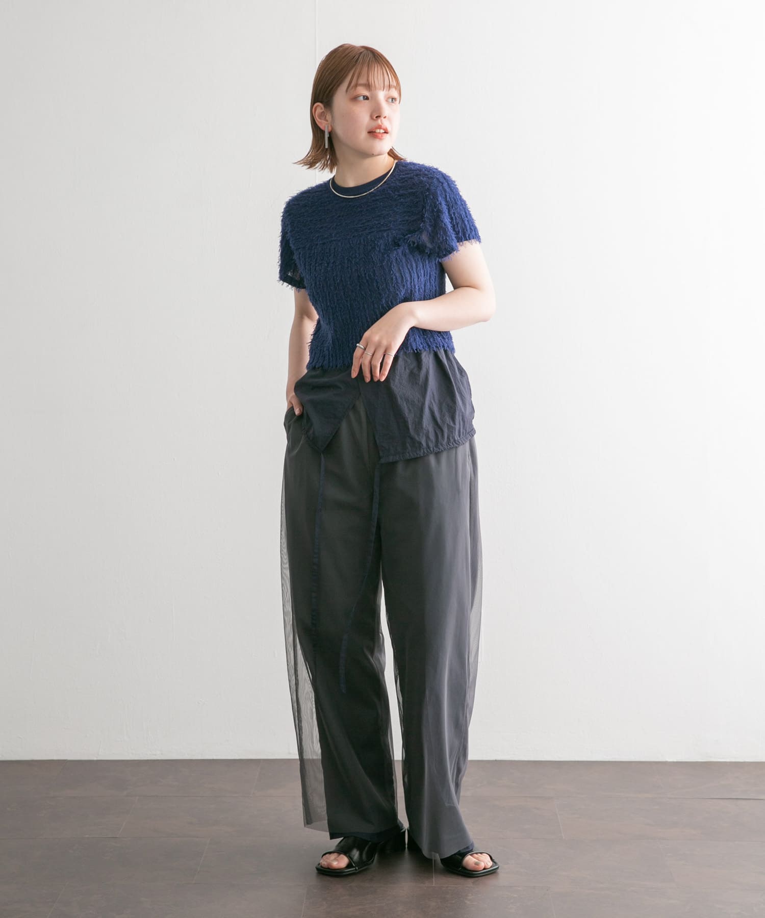 身長：160cm サイズ：one