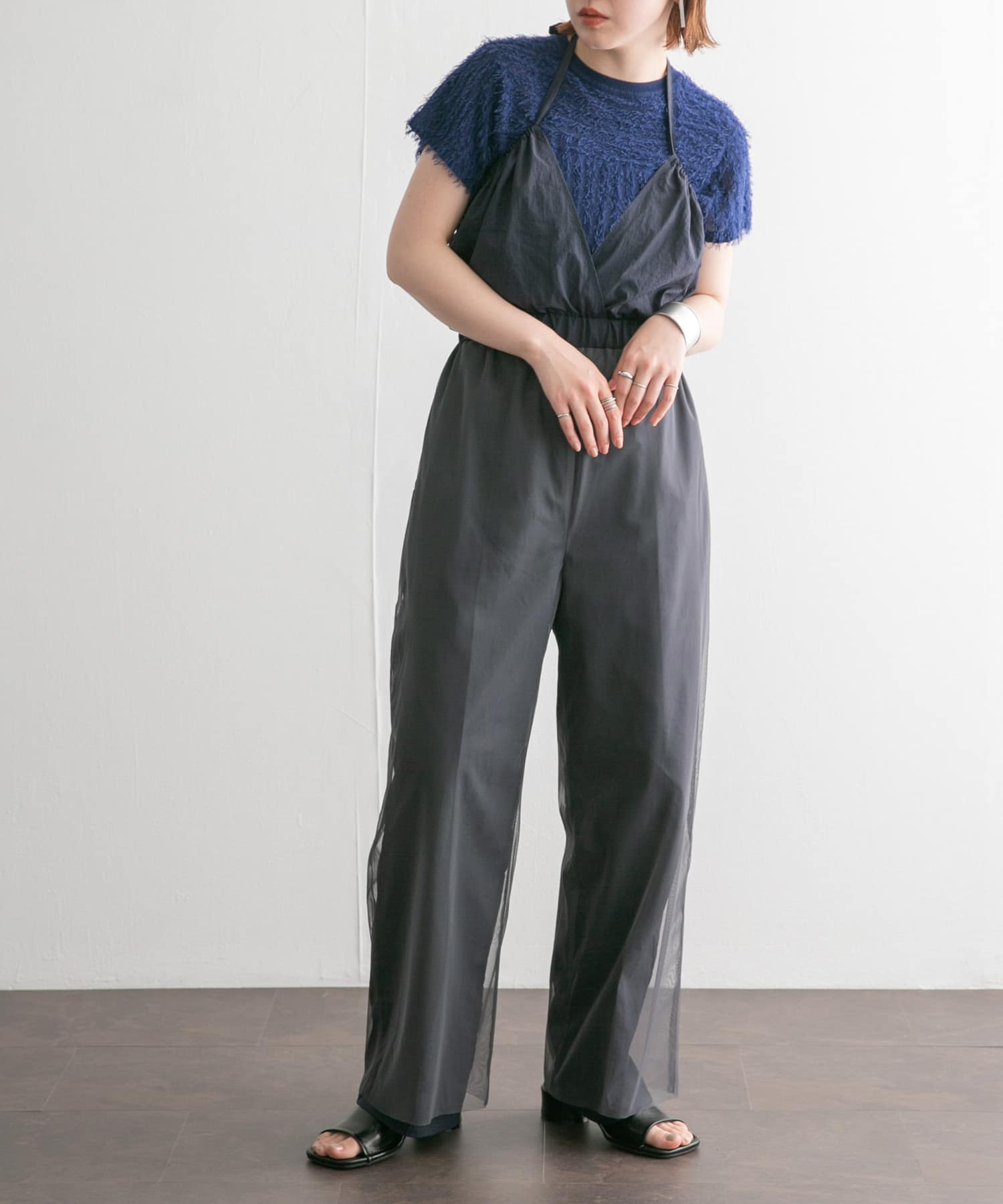 身長：160cm サイズ：one