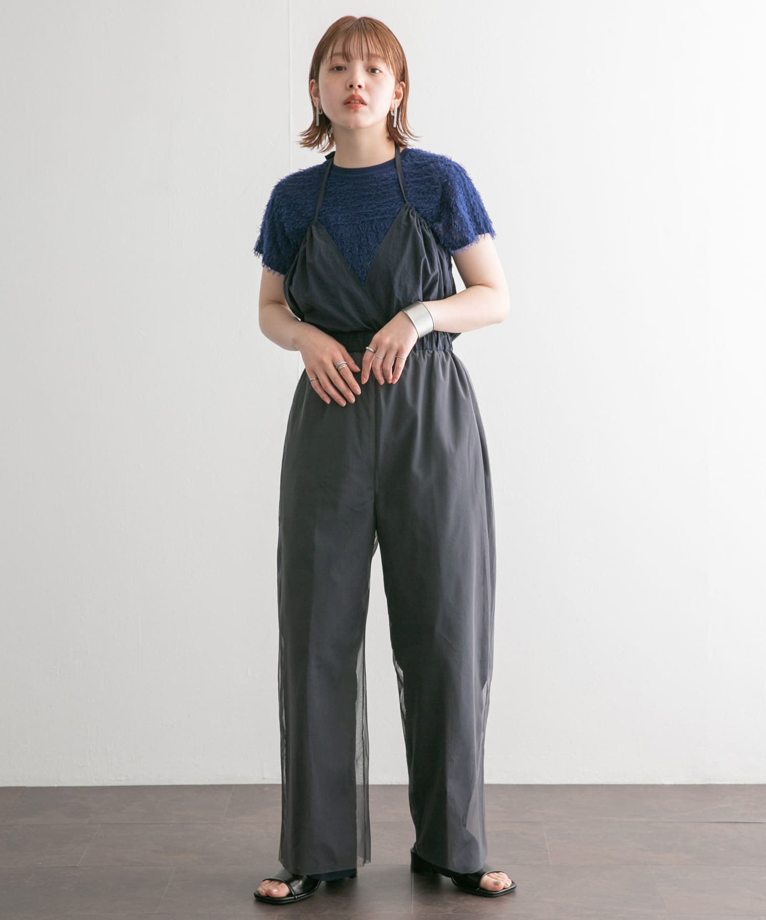 身長：160cm サイズ：one