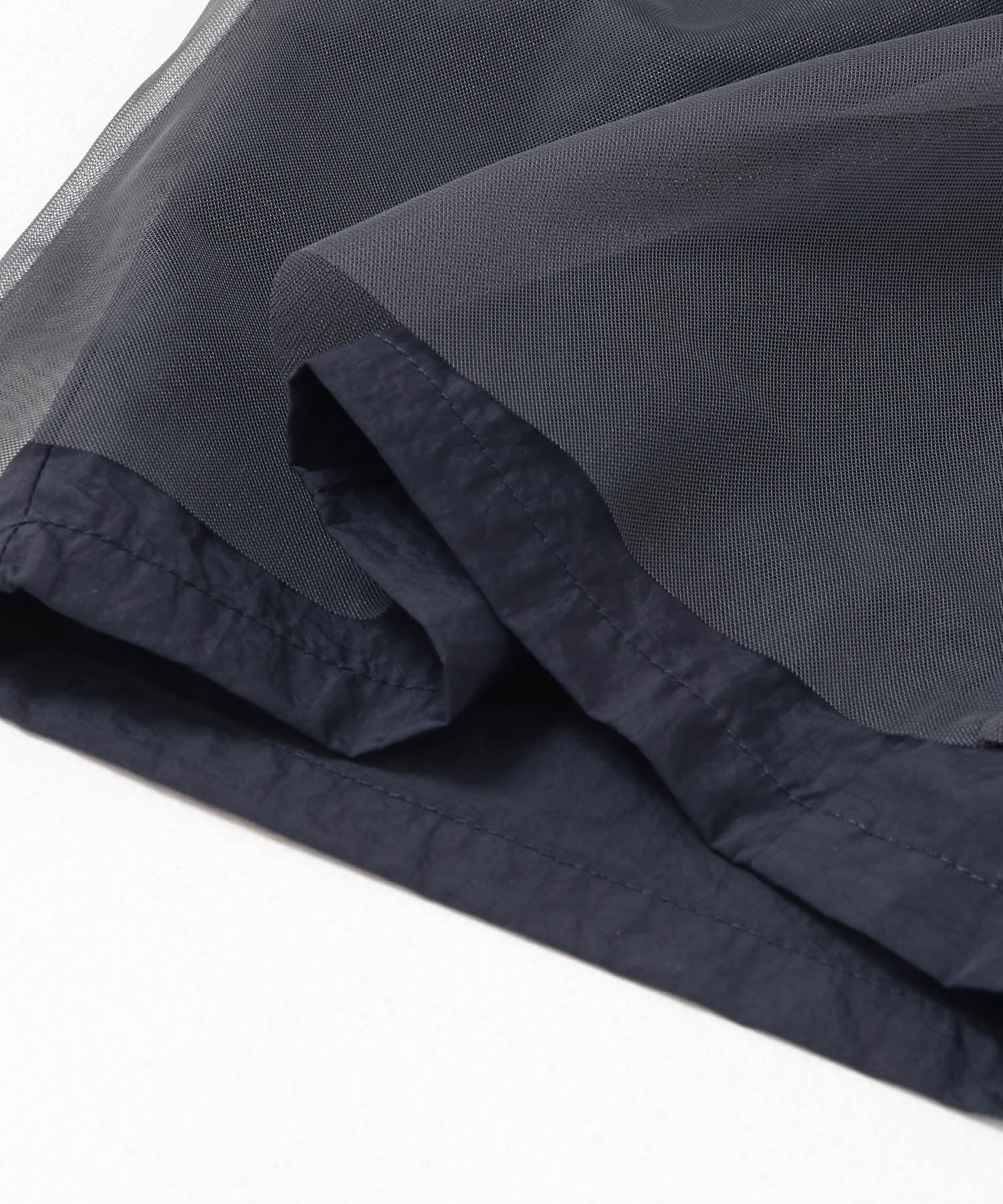 2WAYチュールレイヤードサロペット NAVY one