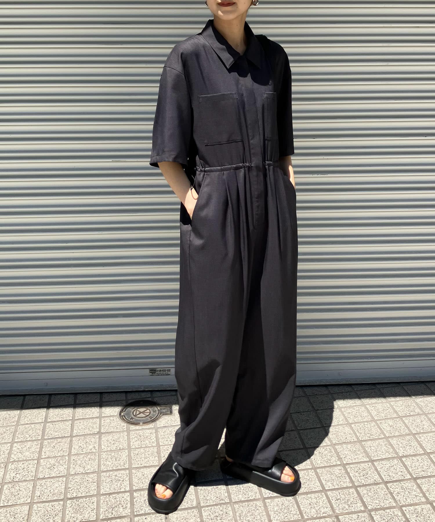 身長：166cm サイズ：one