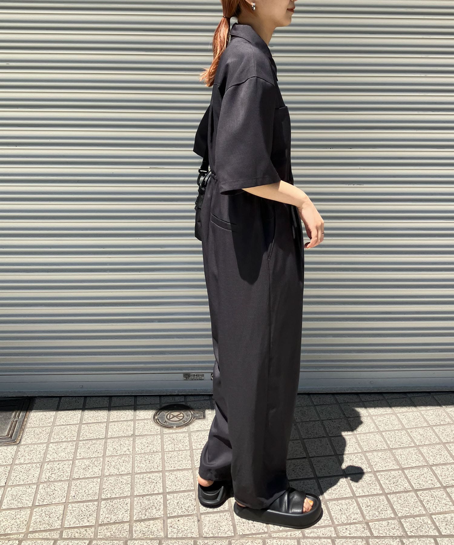 身長：166cm サイズ：one