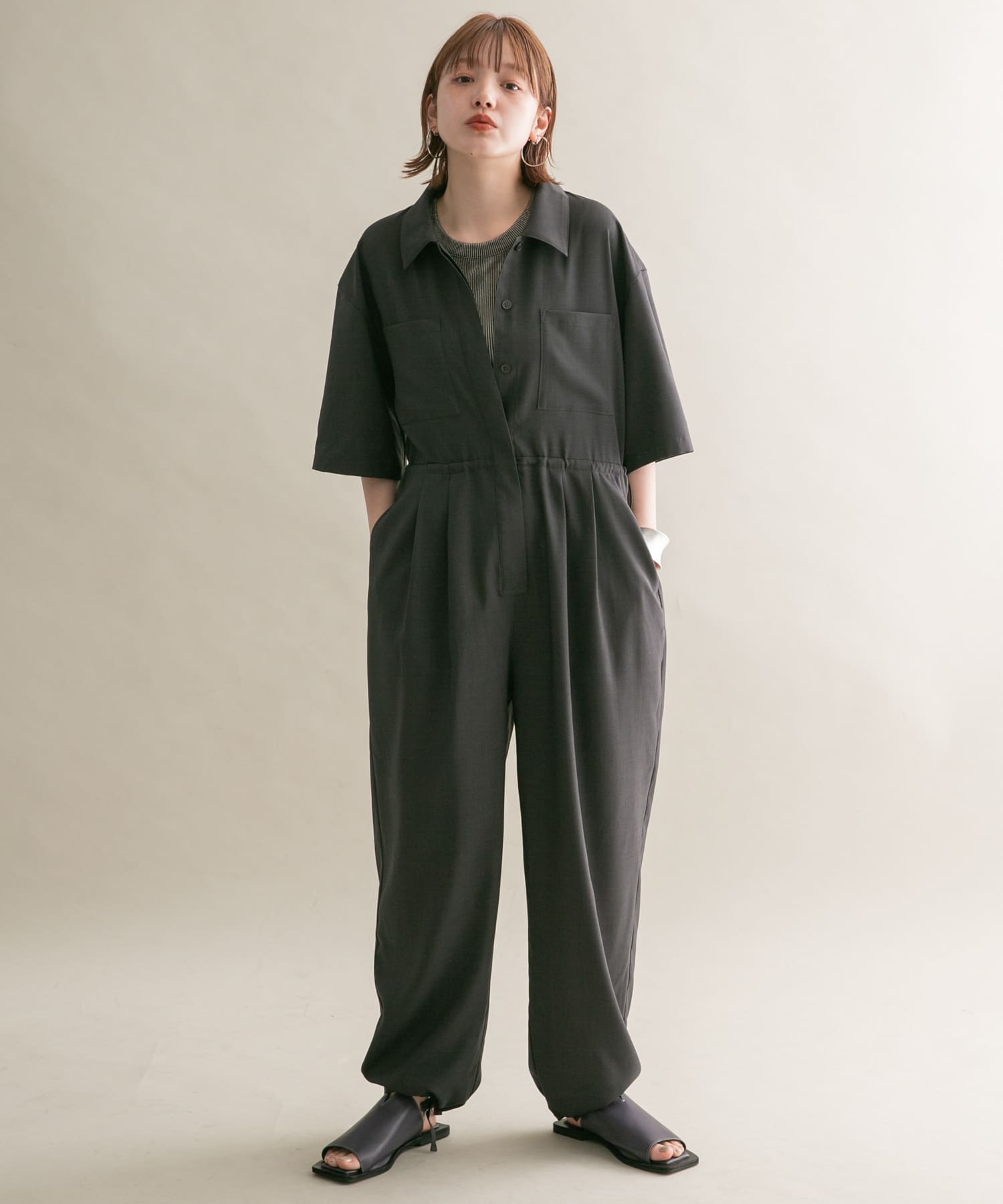 身長：160cm サイズ：one