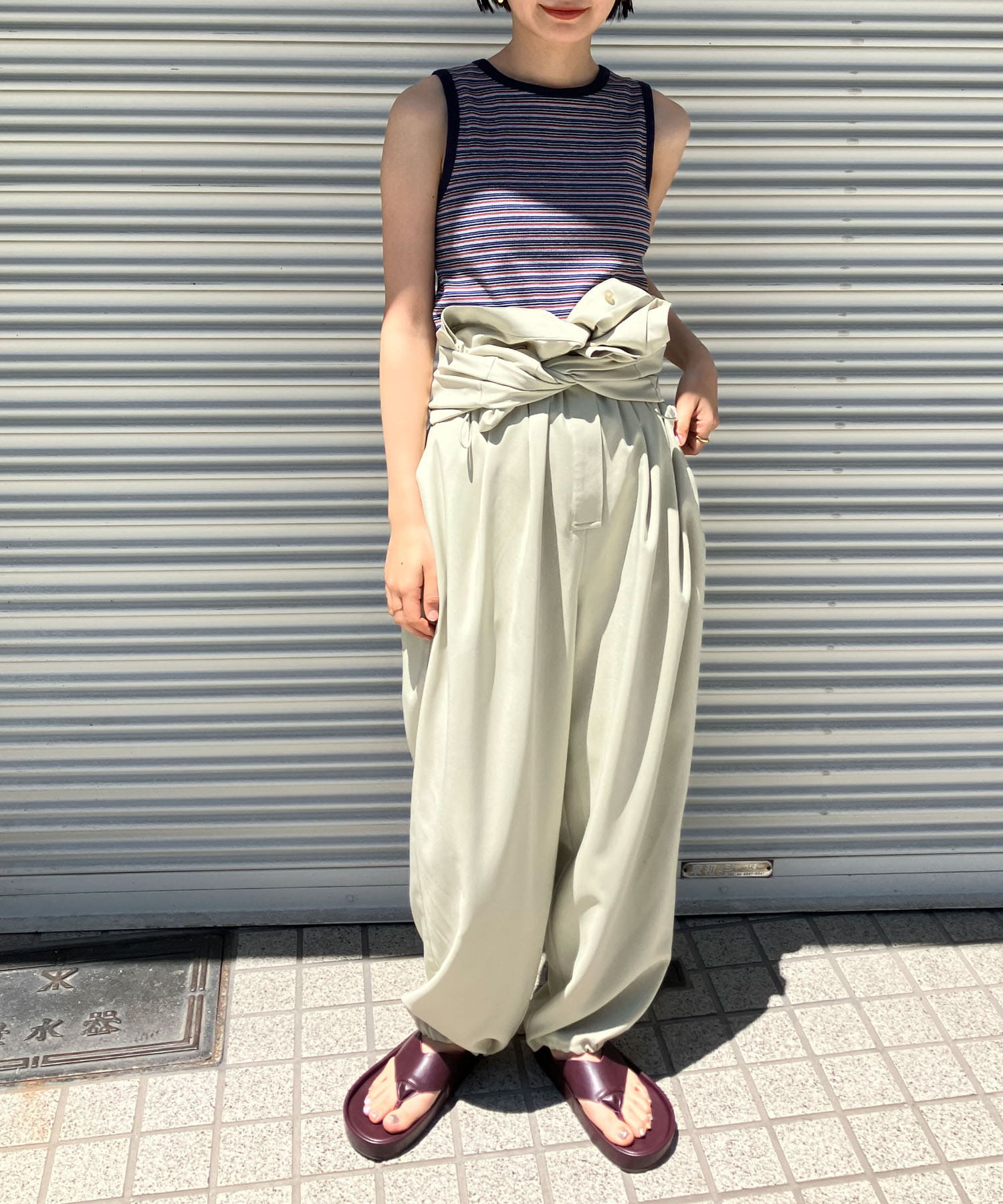 身長：160cm サイズ：one