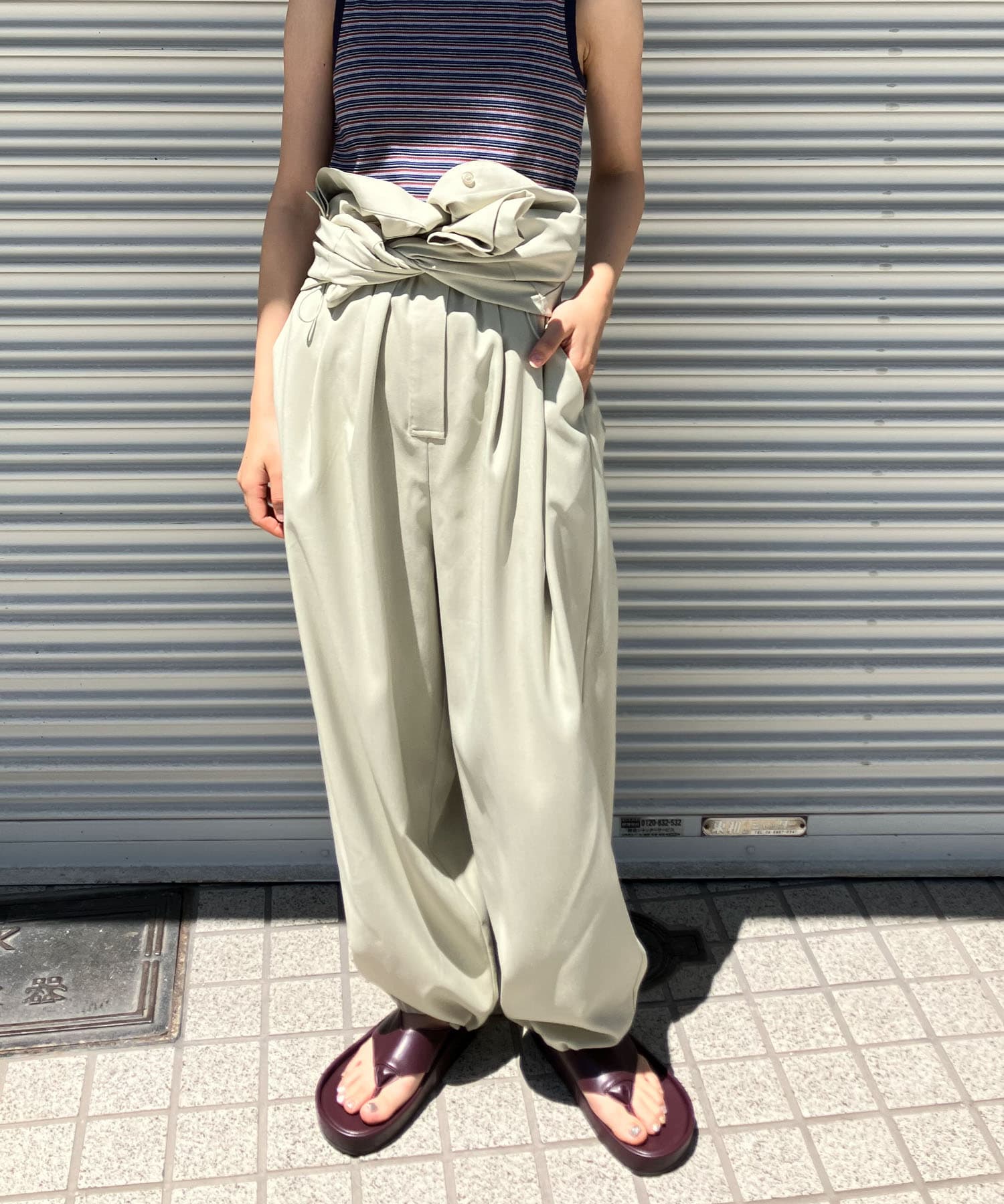 身長：160cm サイズ：one