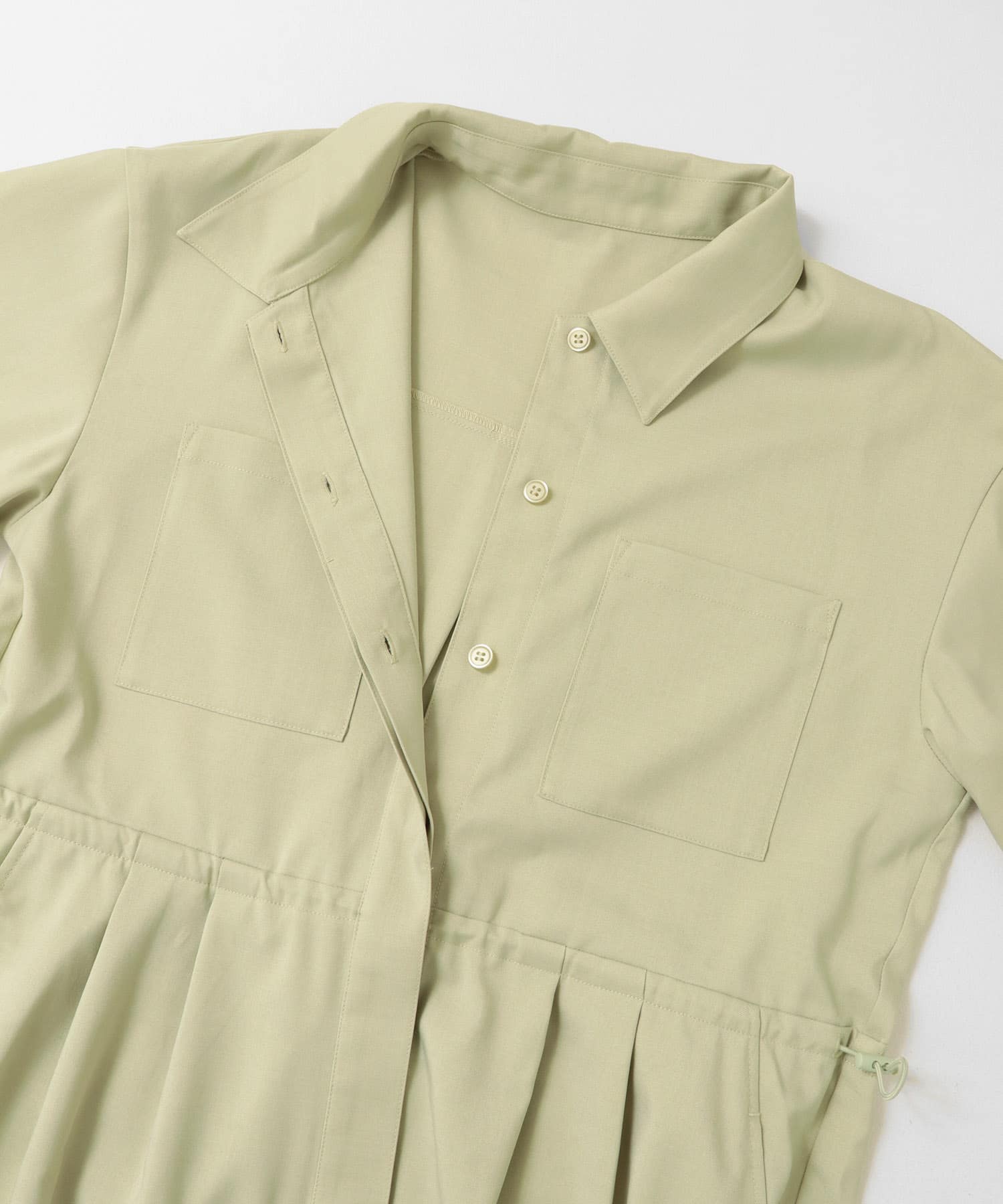 コクーンWIDEジャンプスーツ L.KHAKI one