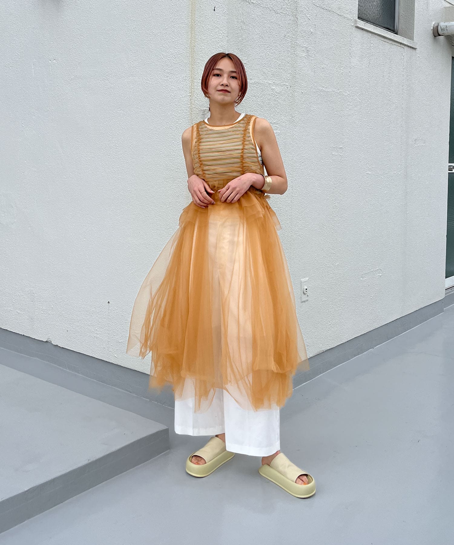 身長：166cm サイズ：one