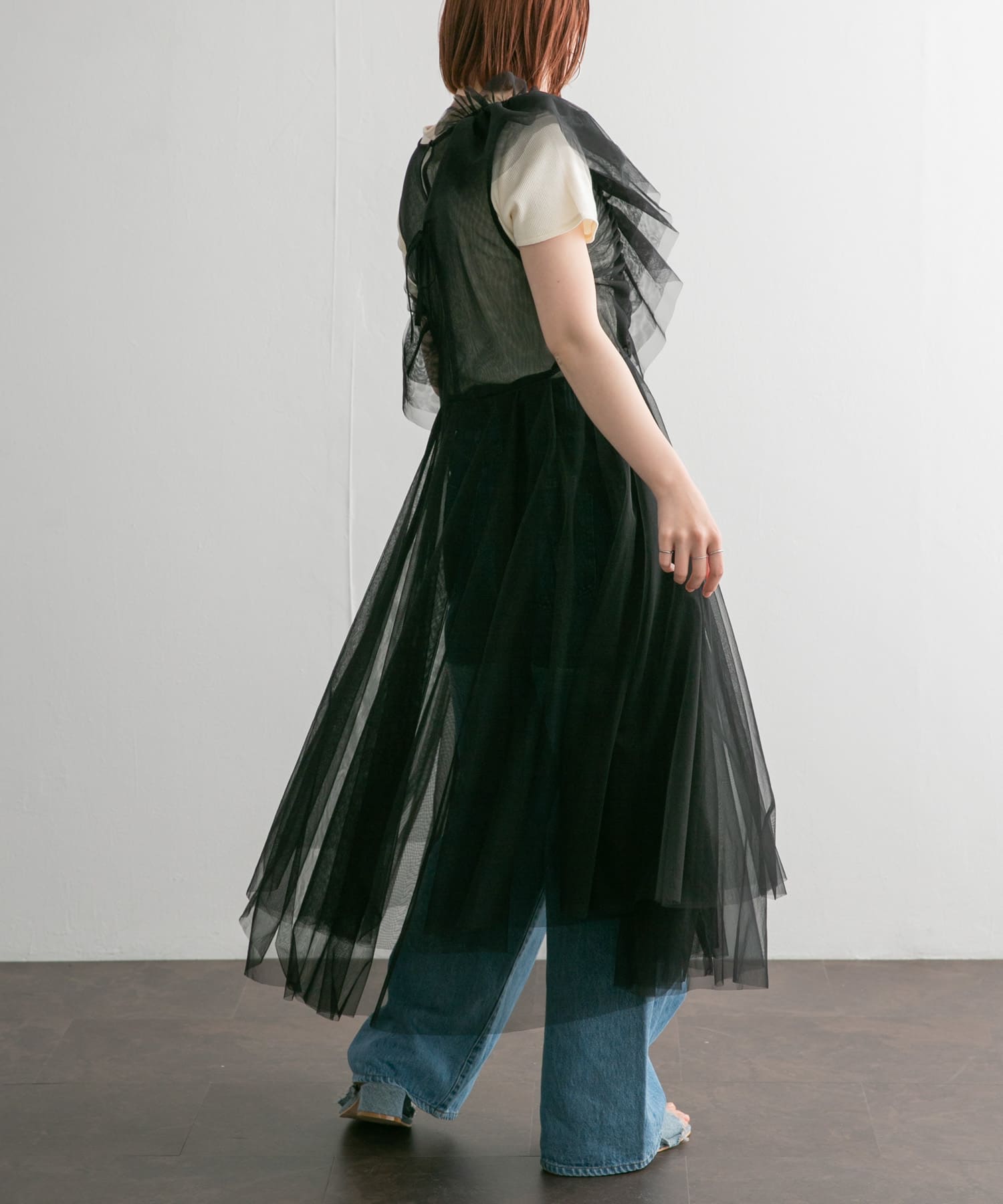 身長：160cm サイズ：one