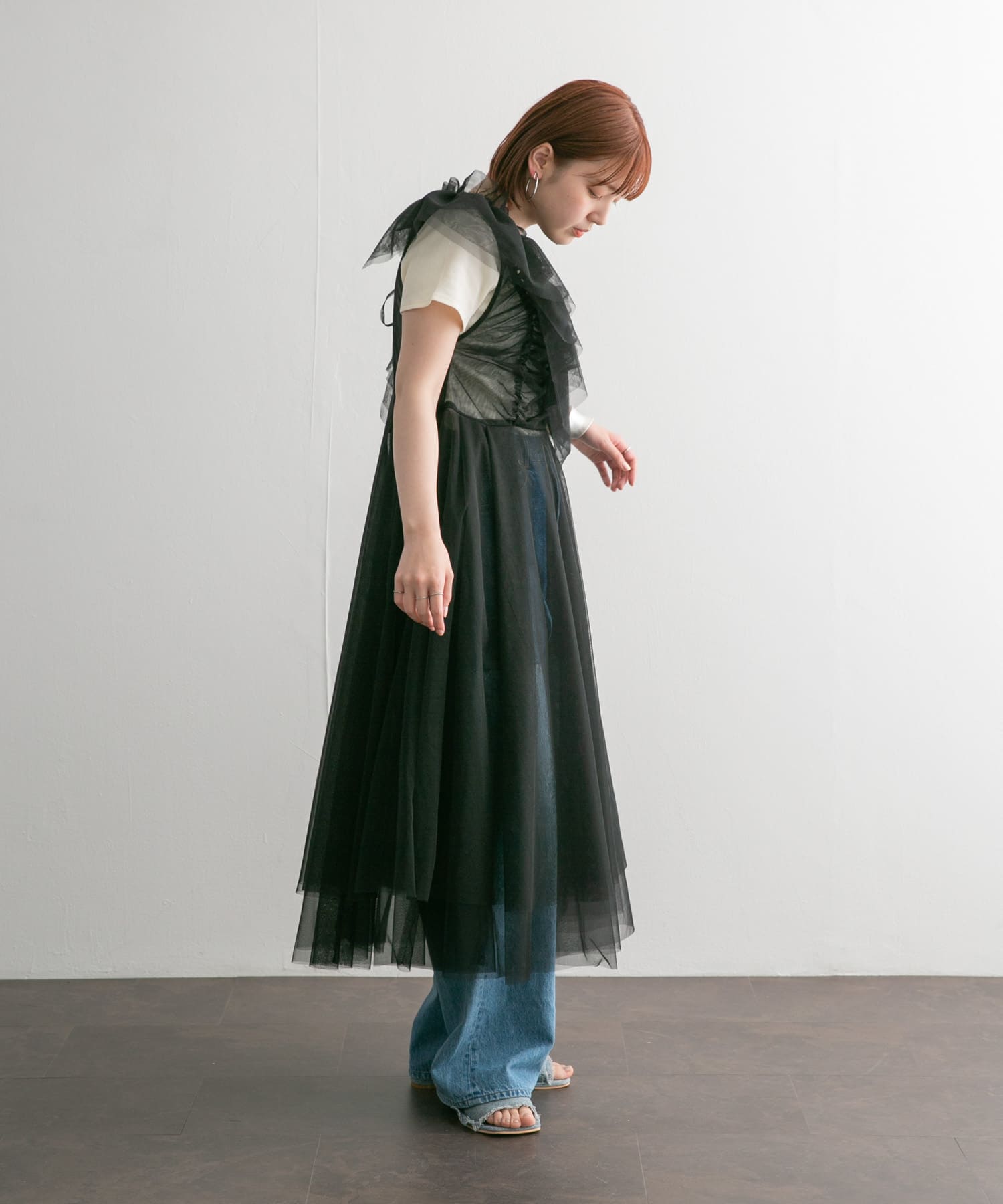 身長：160cm サイズ：one