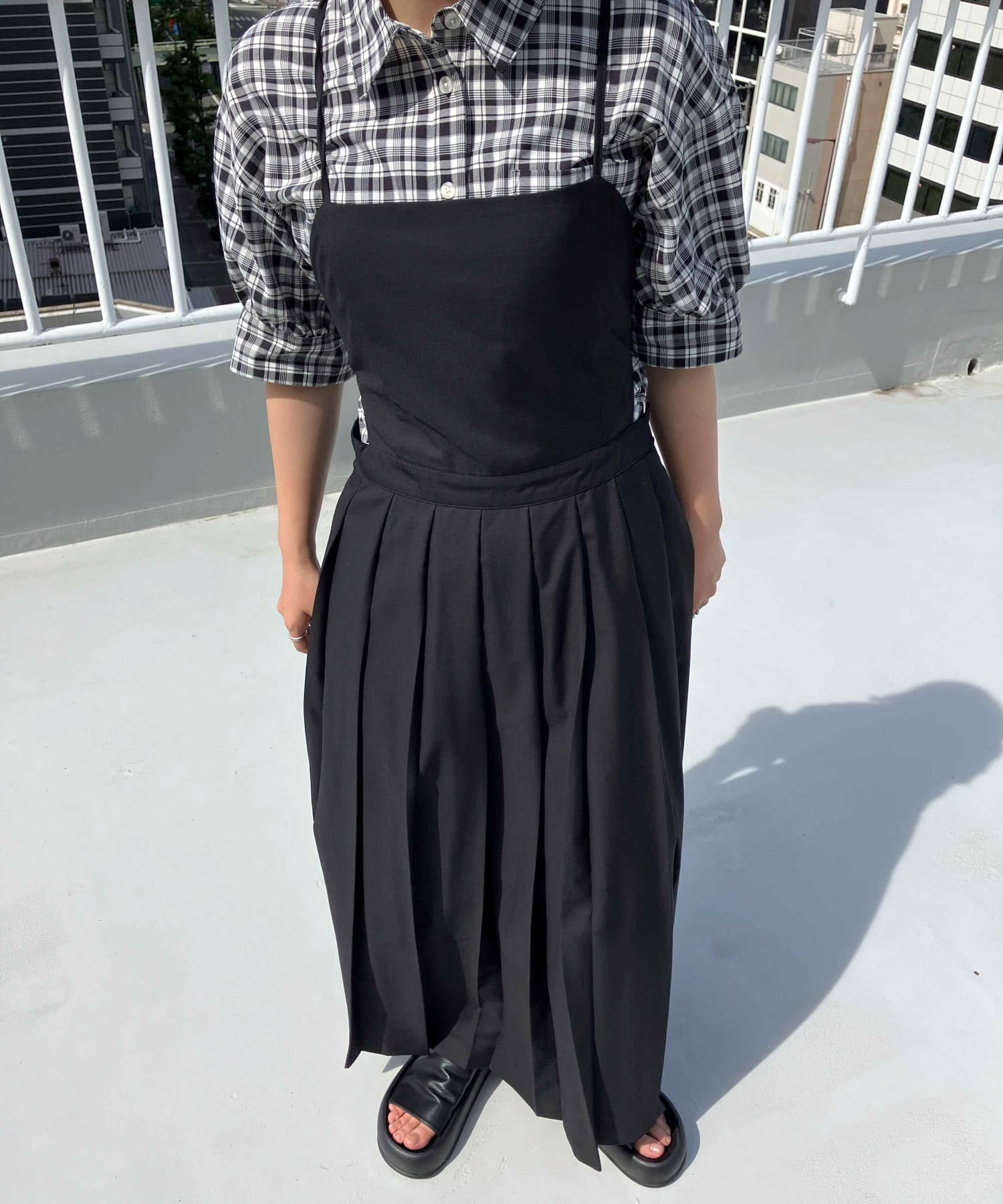 身長：160cm サイズ：one